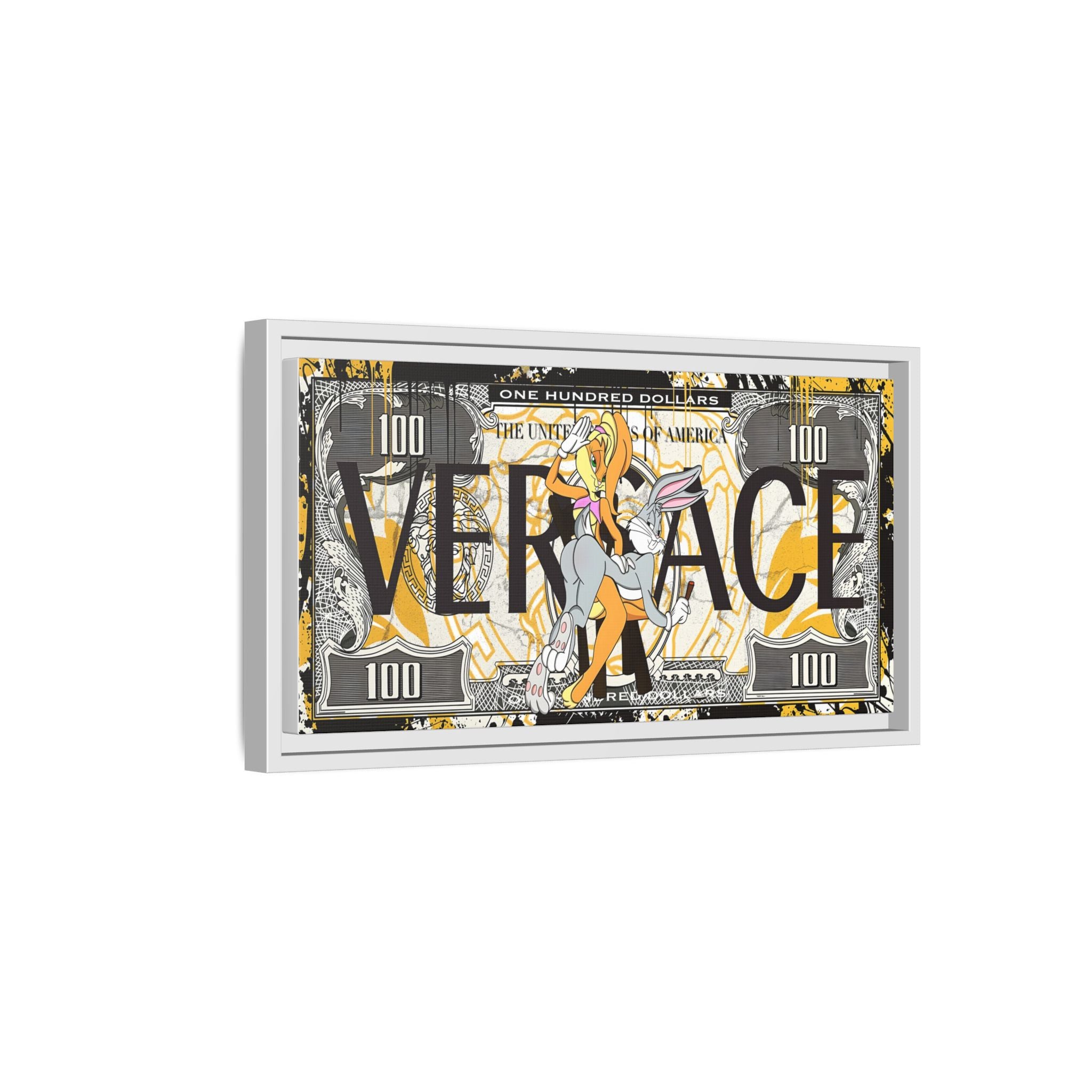 Bunny Benjamins: Pop Art Currency Remix, Looney Tunes Luxury Reimagined - Canvas Wall Art