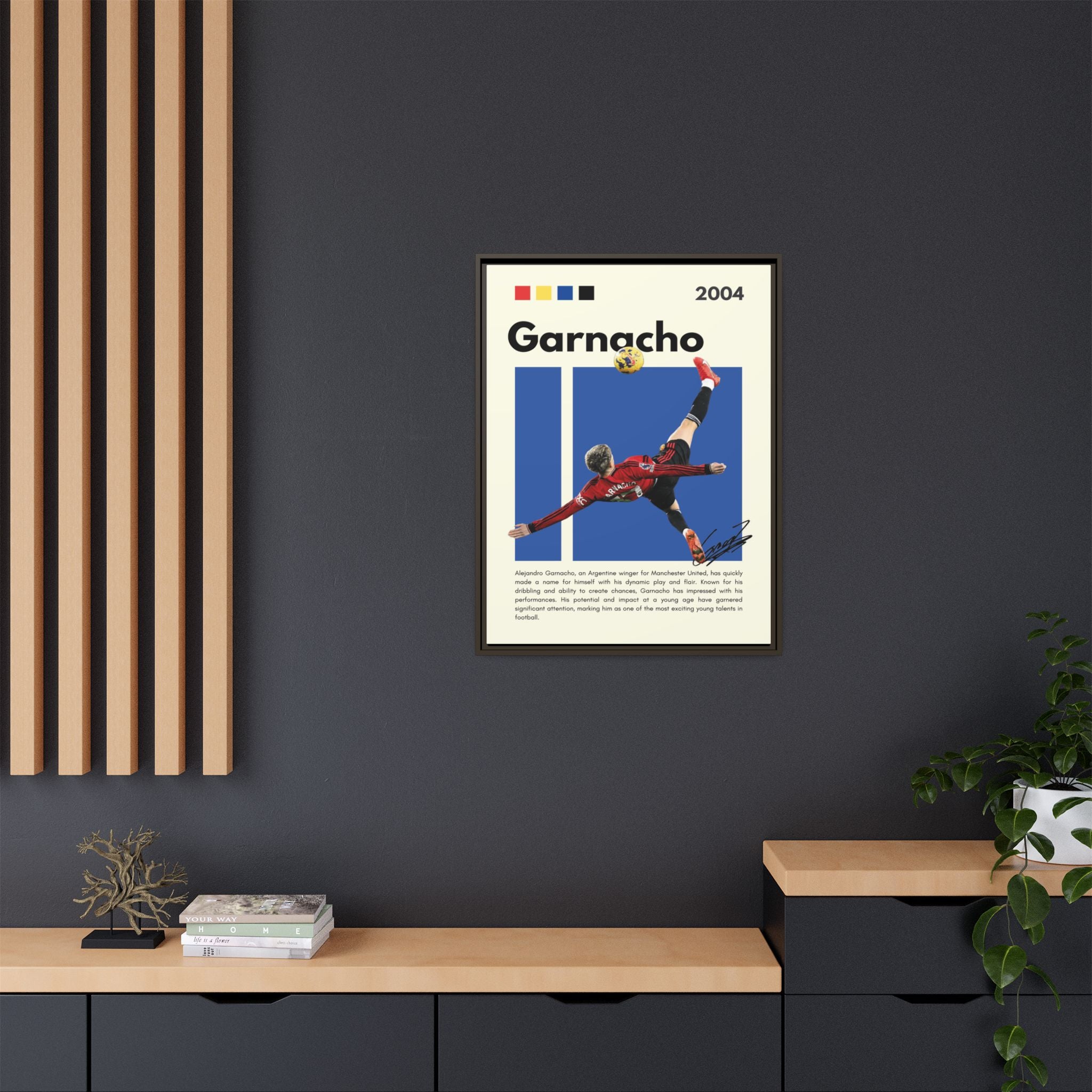 Garnacho Rises - Canvas Wall Art