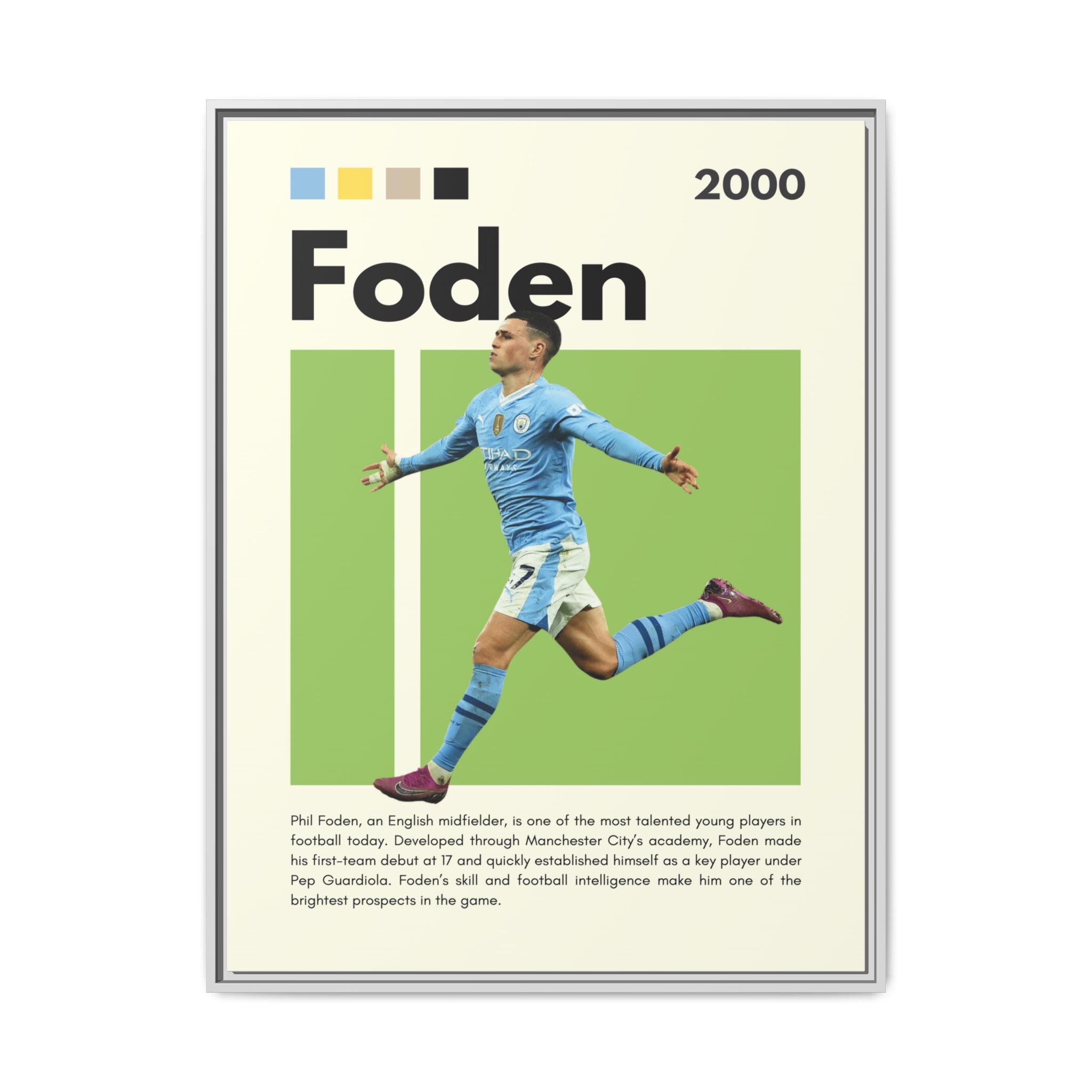 Sky Blue Prodigy - Canvas Wall Art