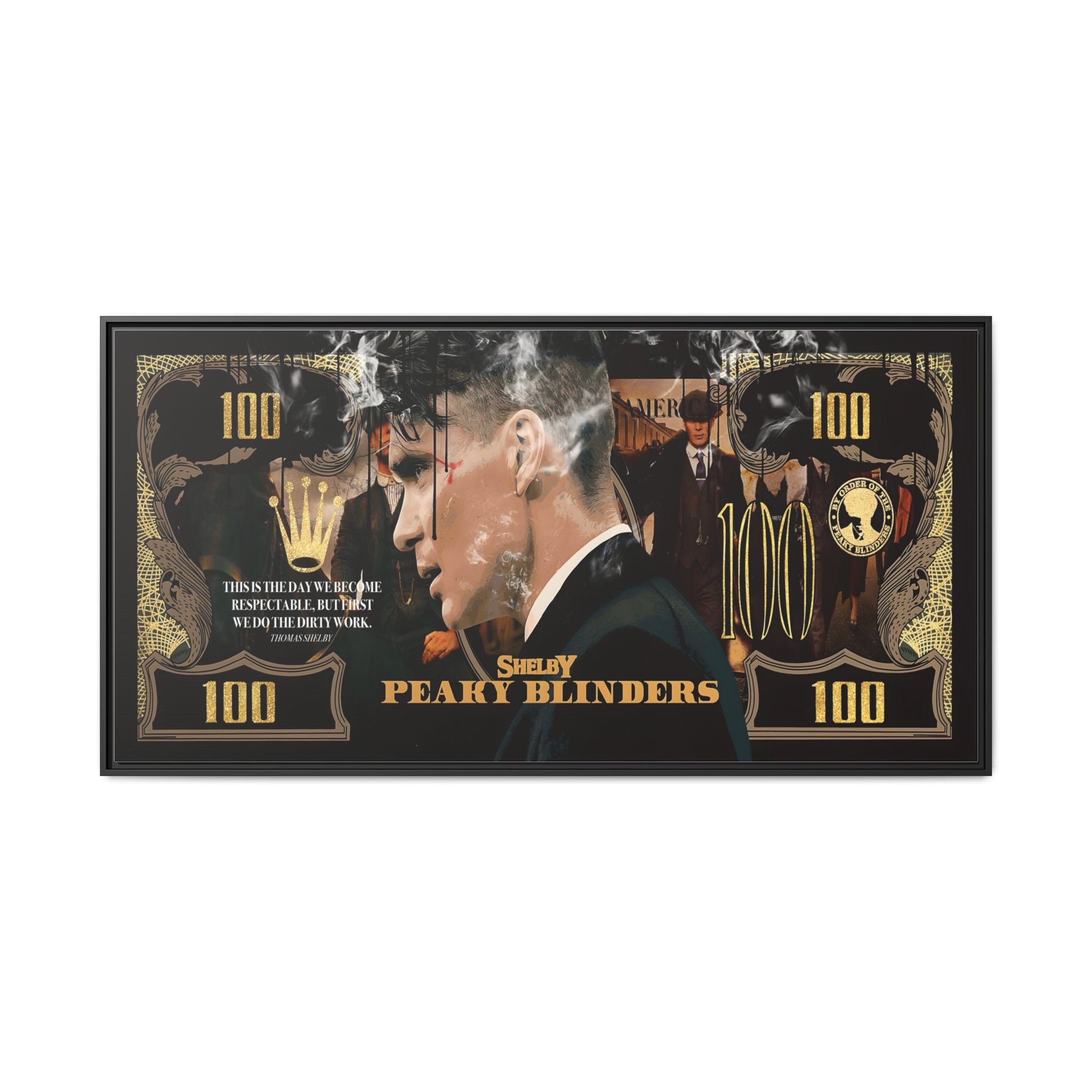 Peaky Blinders Golden Era: Shelby Saga in Commemorative Art, Criminal Elegance Poster - Canvas Wall Art