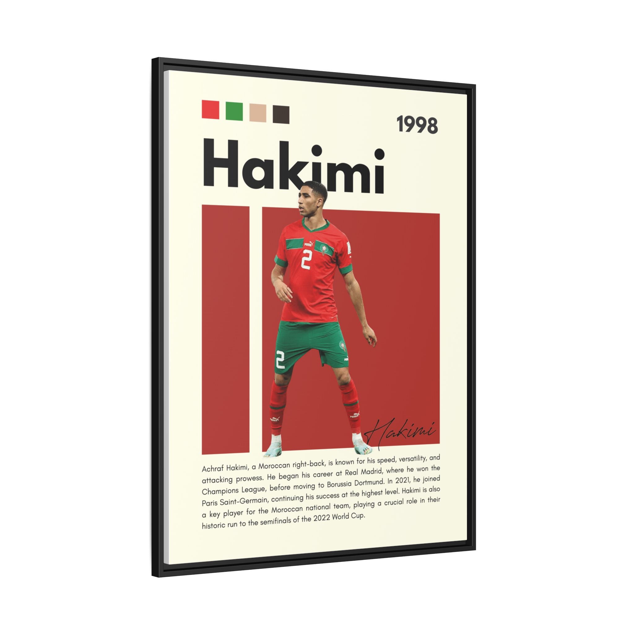 Hakimi: Lightning of Morocco - Canvas Wall Art