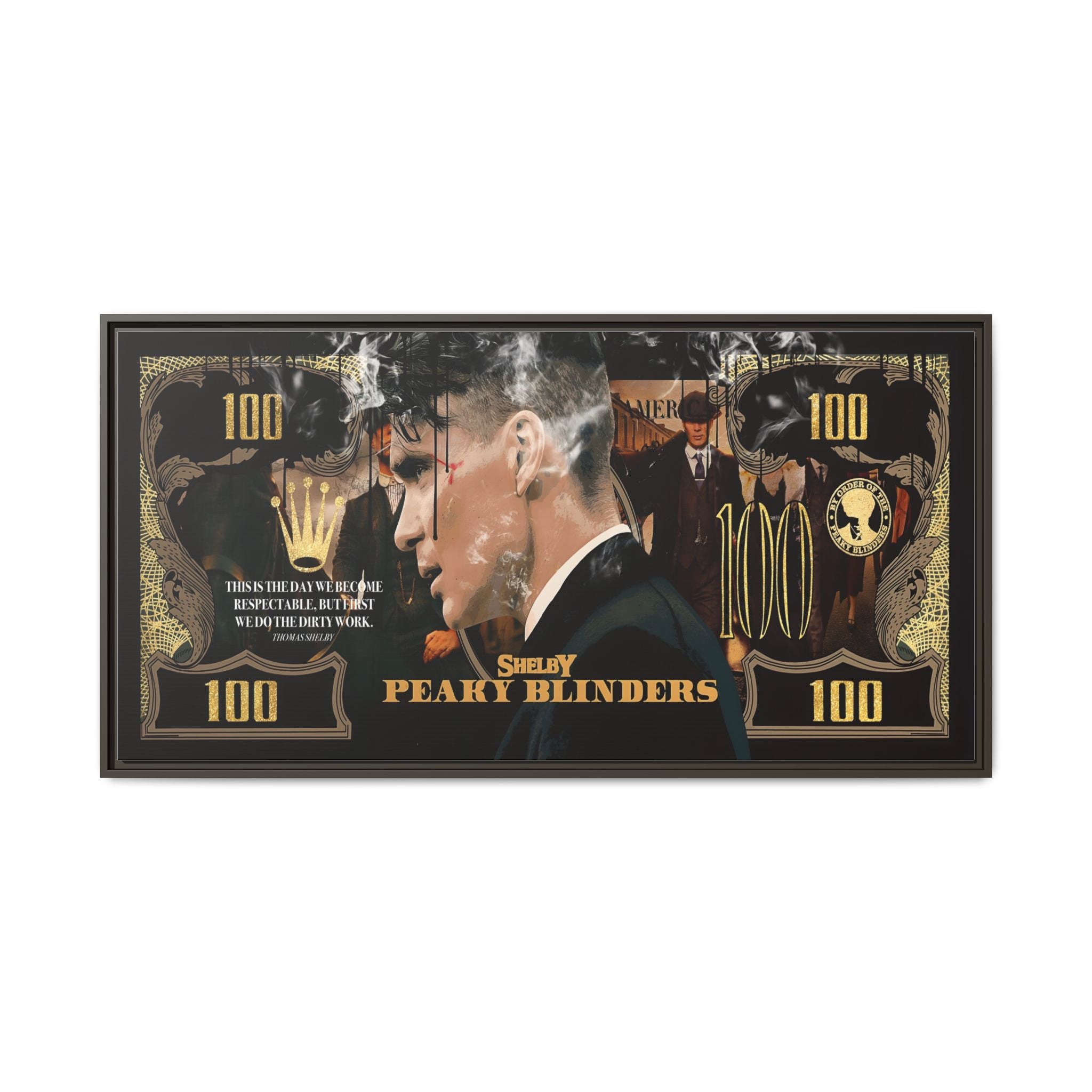 Peaky Blinders Golden Era: Shelby Saga in Commemorative Art, Criminal Elegance Poster - Canvas Wall Art