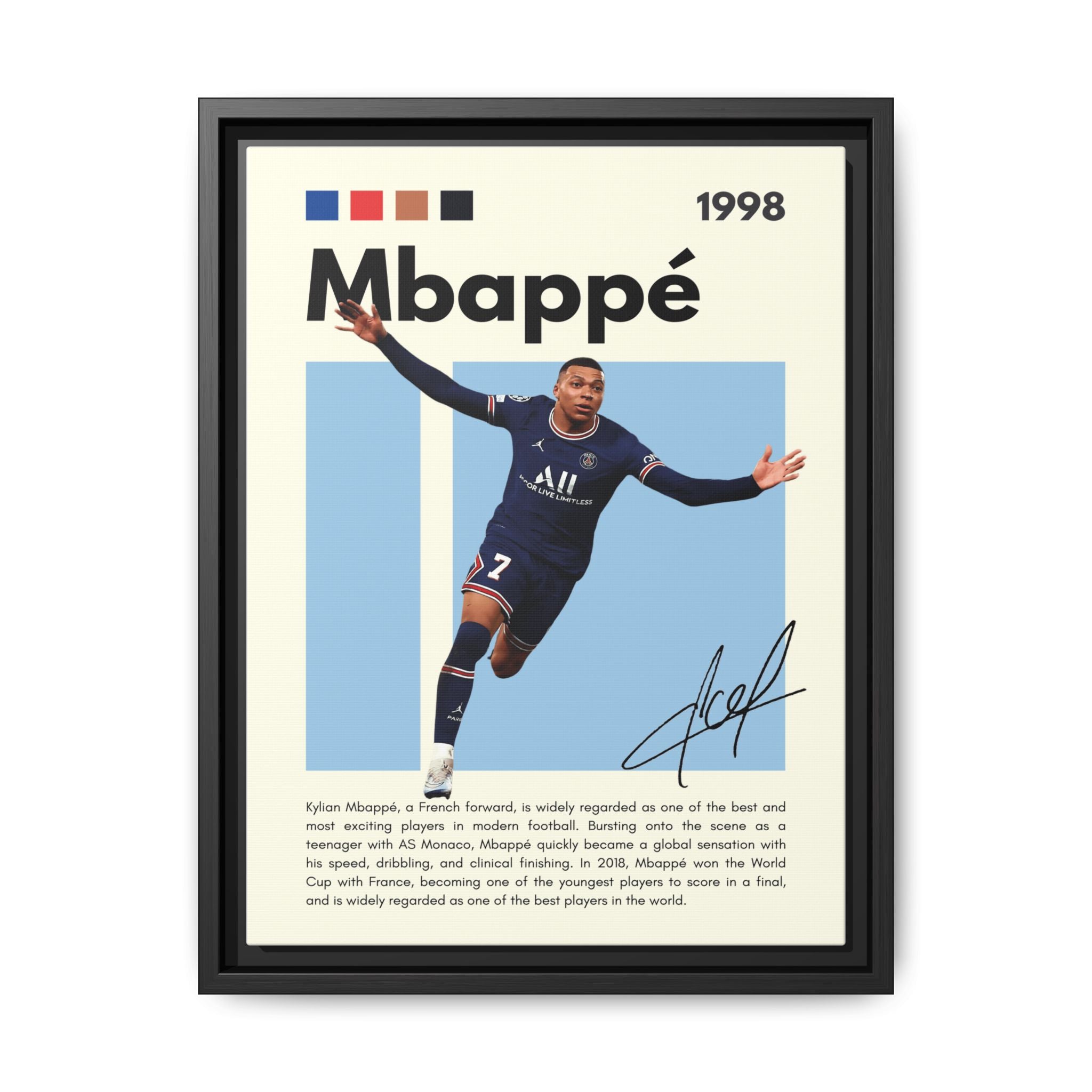 Mbappé Magic - Canvas Wall Art