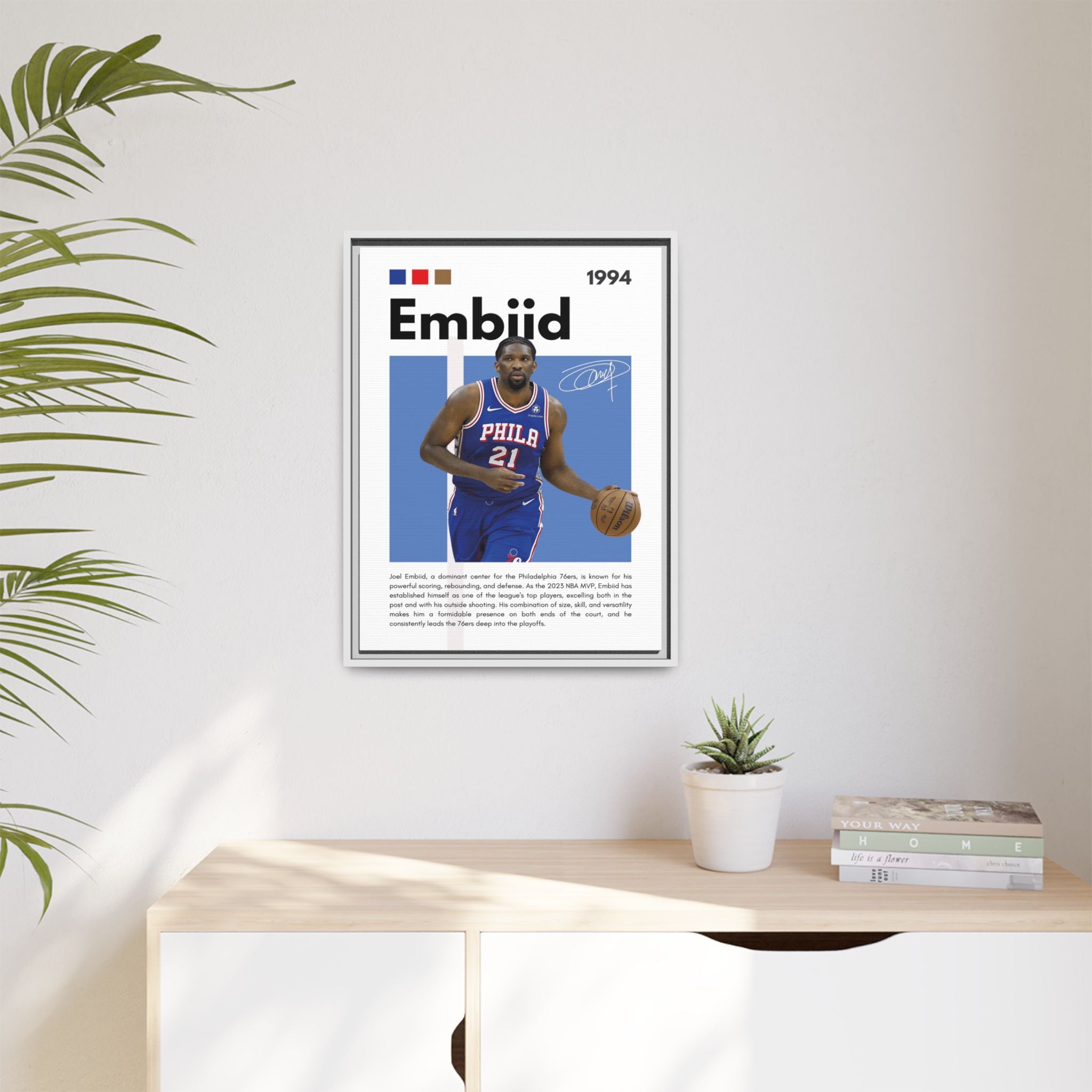 Embiid MVP - Canvas Wall Art