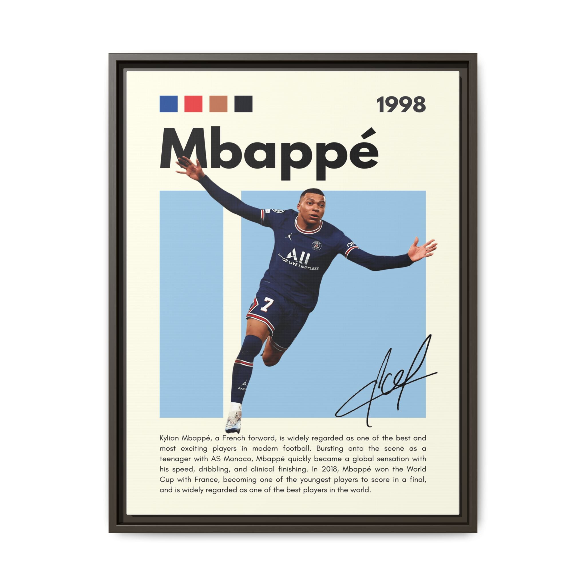 Mbappé Magic - Canvas Wall Art