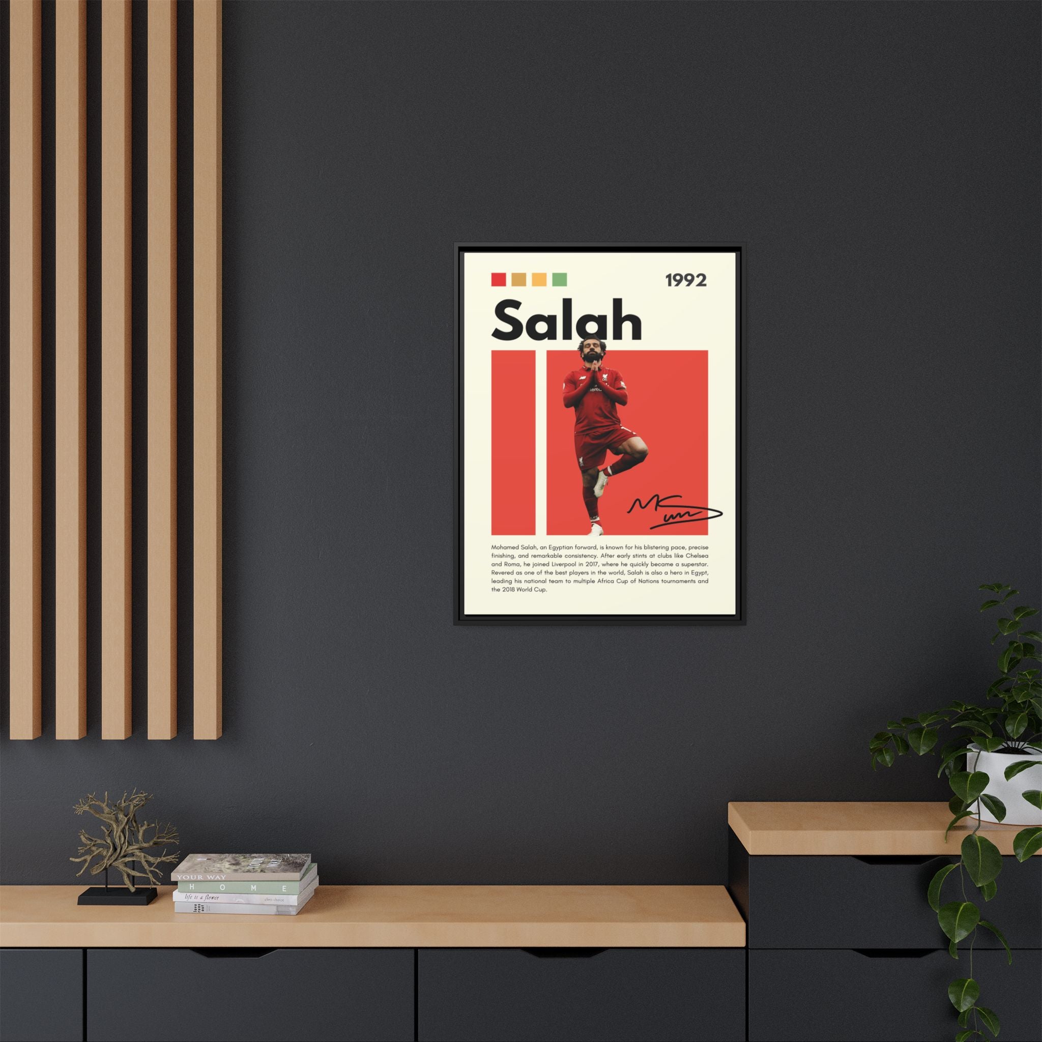 Mohamed Salah: Liverpool Legend
Egyptian King of Football
Salah's Blazing Red Journey
Iconic Forward - Canvas Wall Art