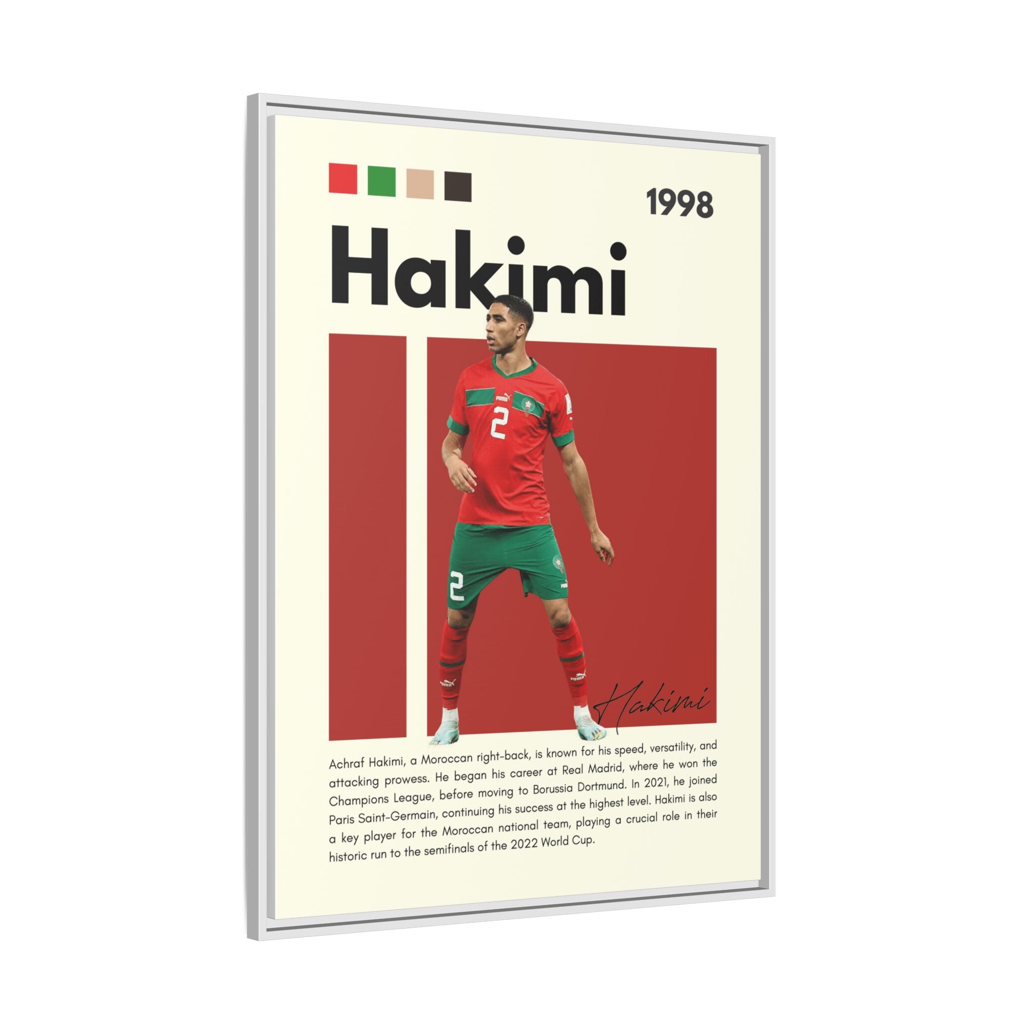 Hakimi: Lightning of Morocco - Canvas Wall Art