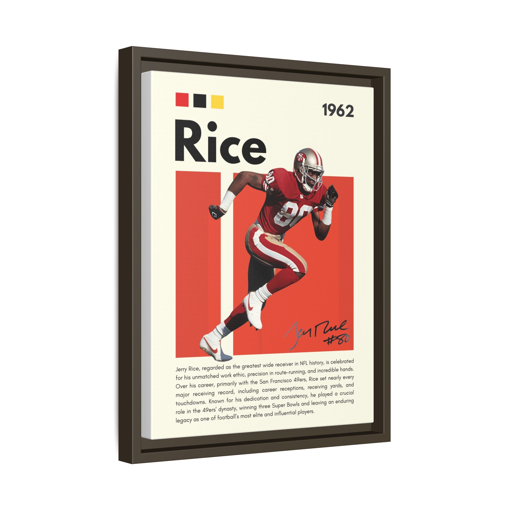 Jerry Rice: Gridiron Legend - Canvas Wall Art