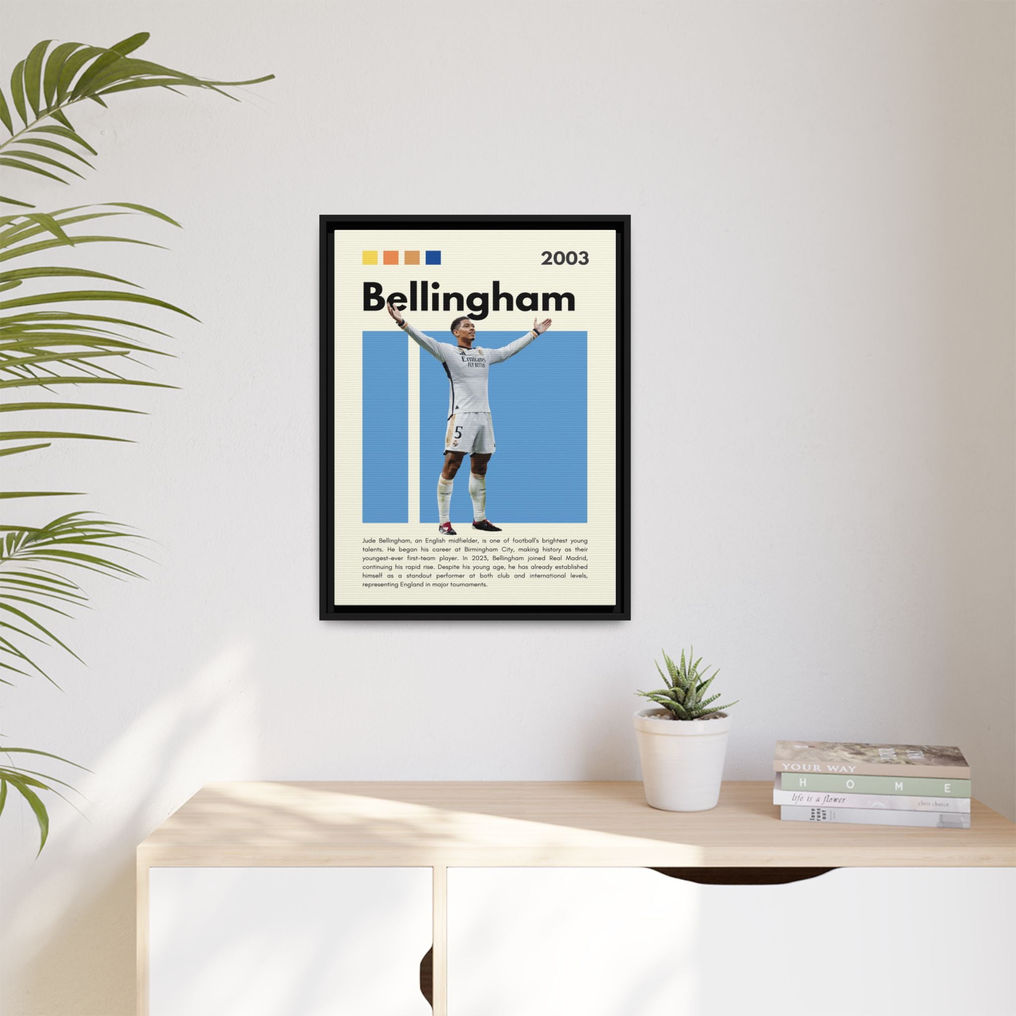 Jude Bellingham: Rising Star - Canvas Wall Art