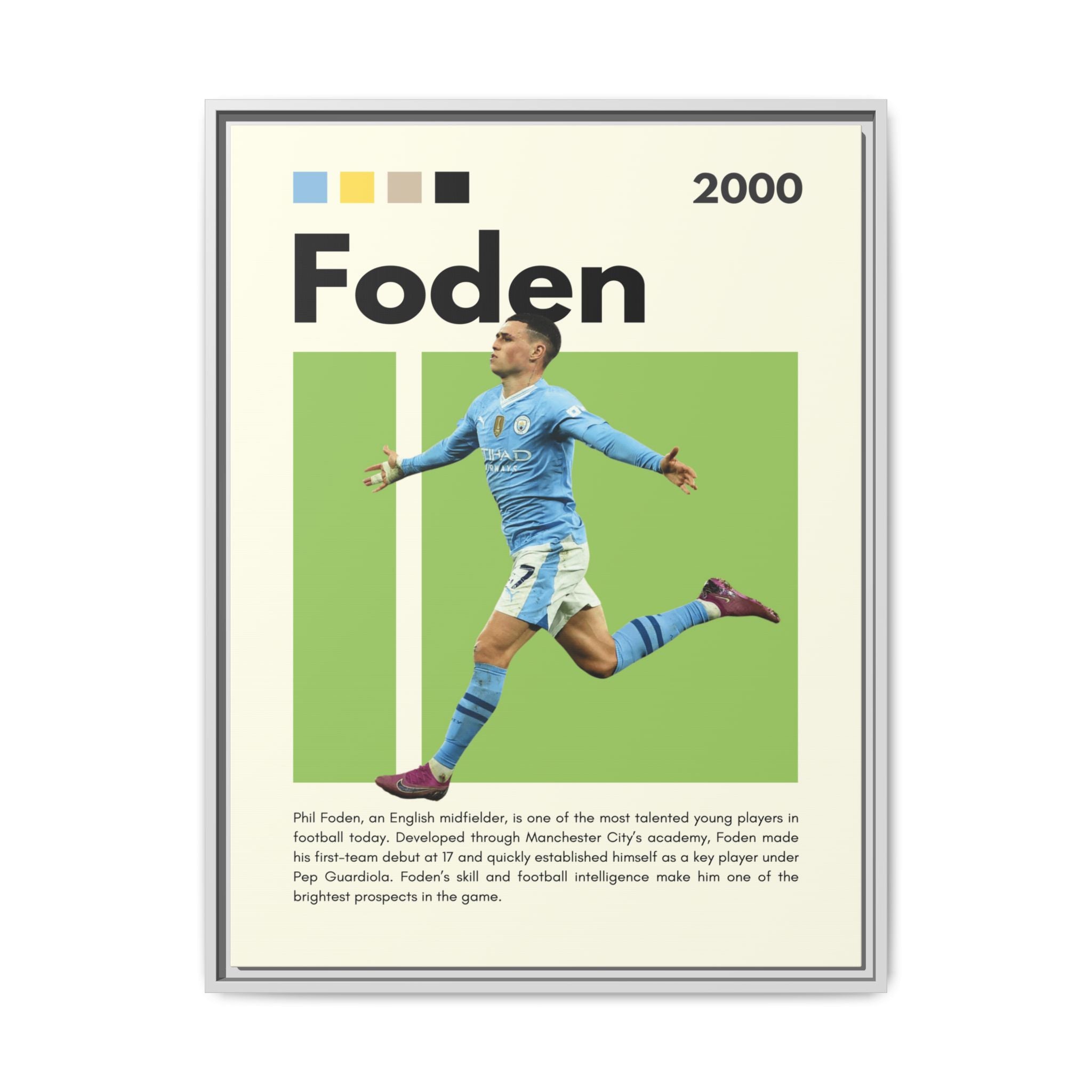 Sky Blue Prodigy - Canvas Wall Art