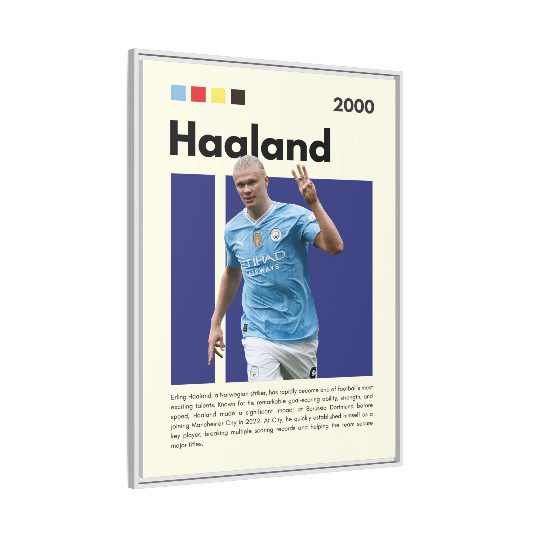 Haaland Rising - Canvas Wall Art