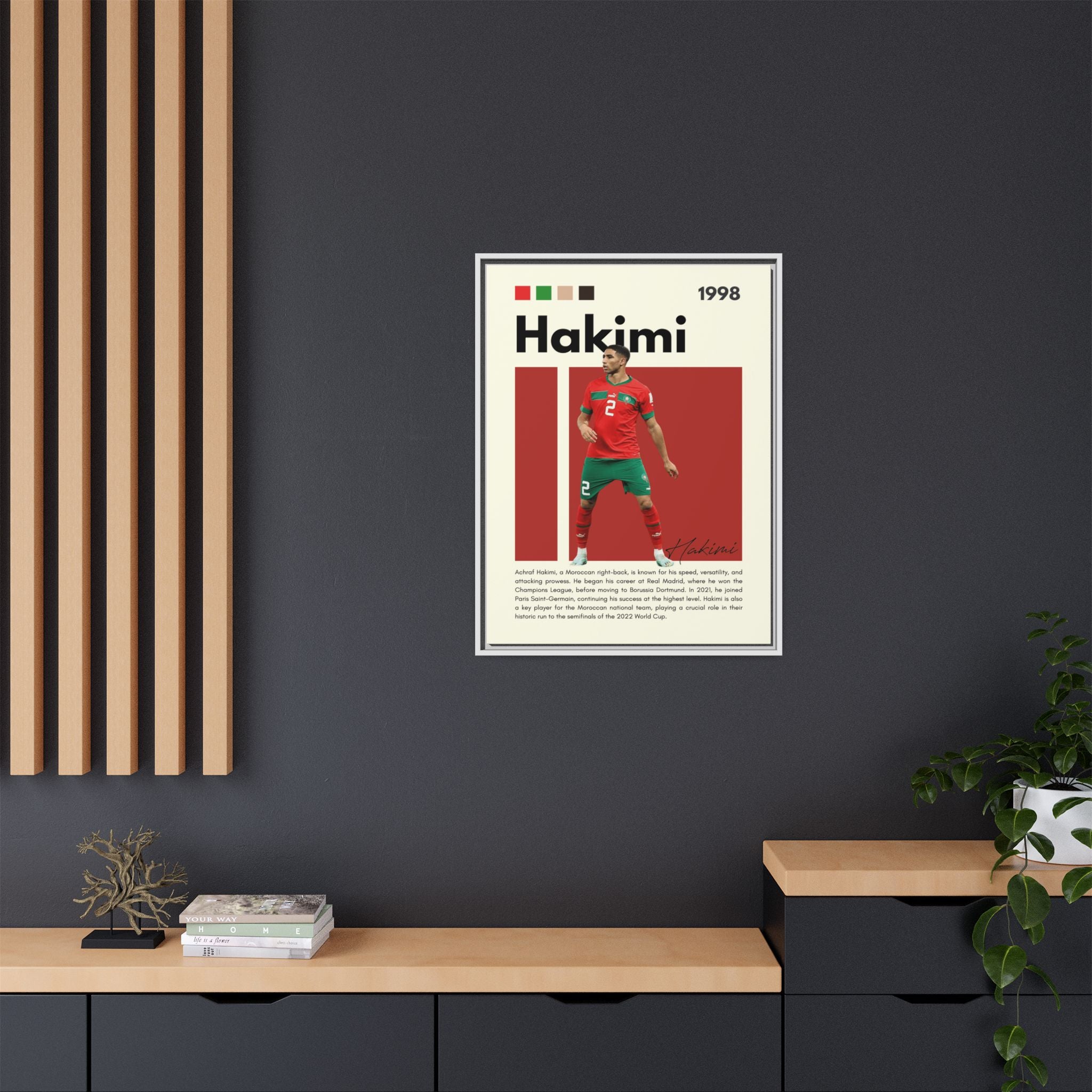 Hakimi: Lightning of Morocco - Canvas Wall Art
