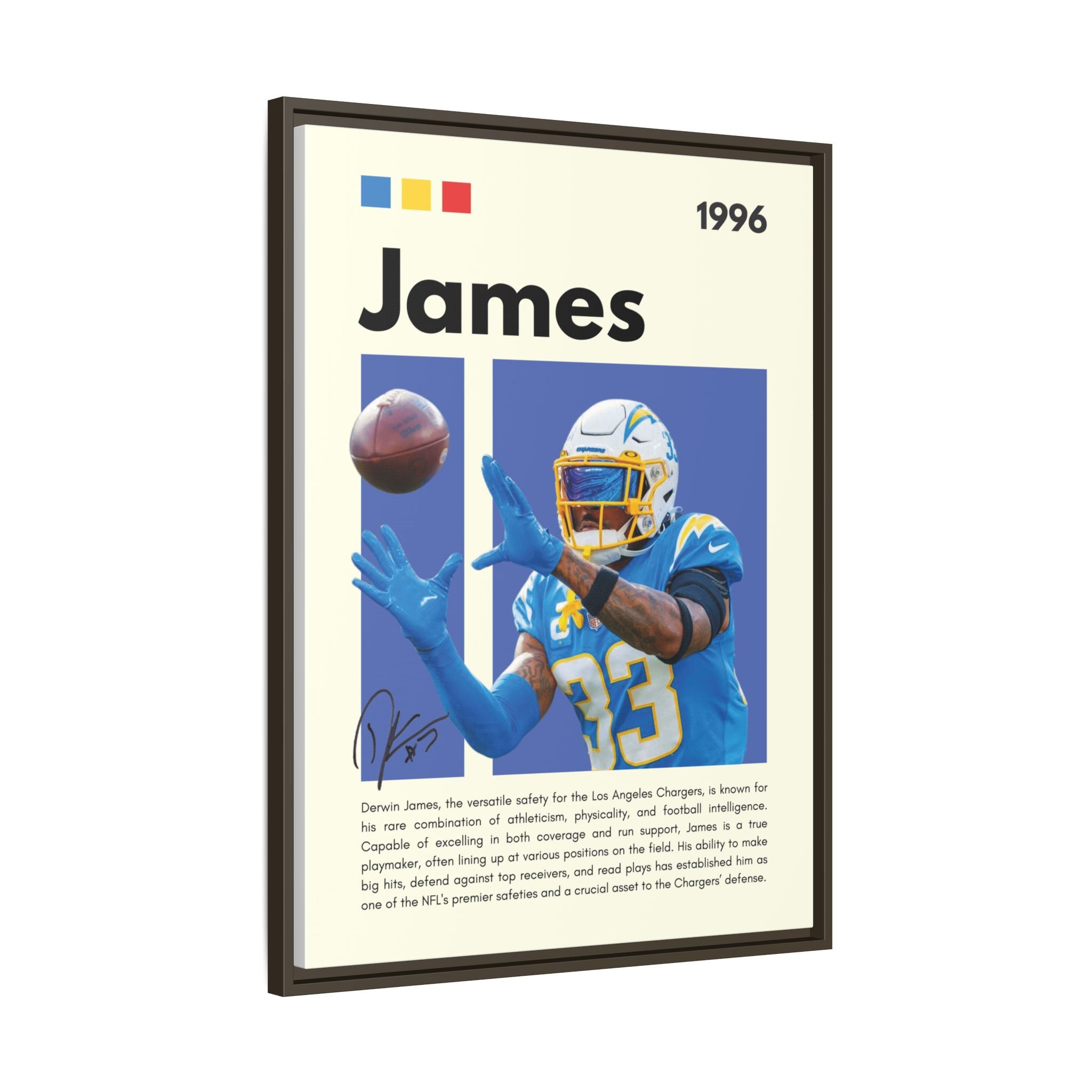 Derwin's Defensive Dominance - Canvas Wall Art