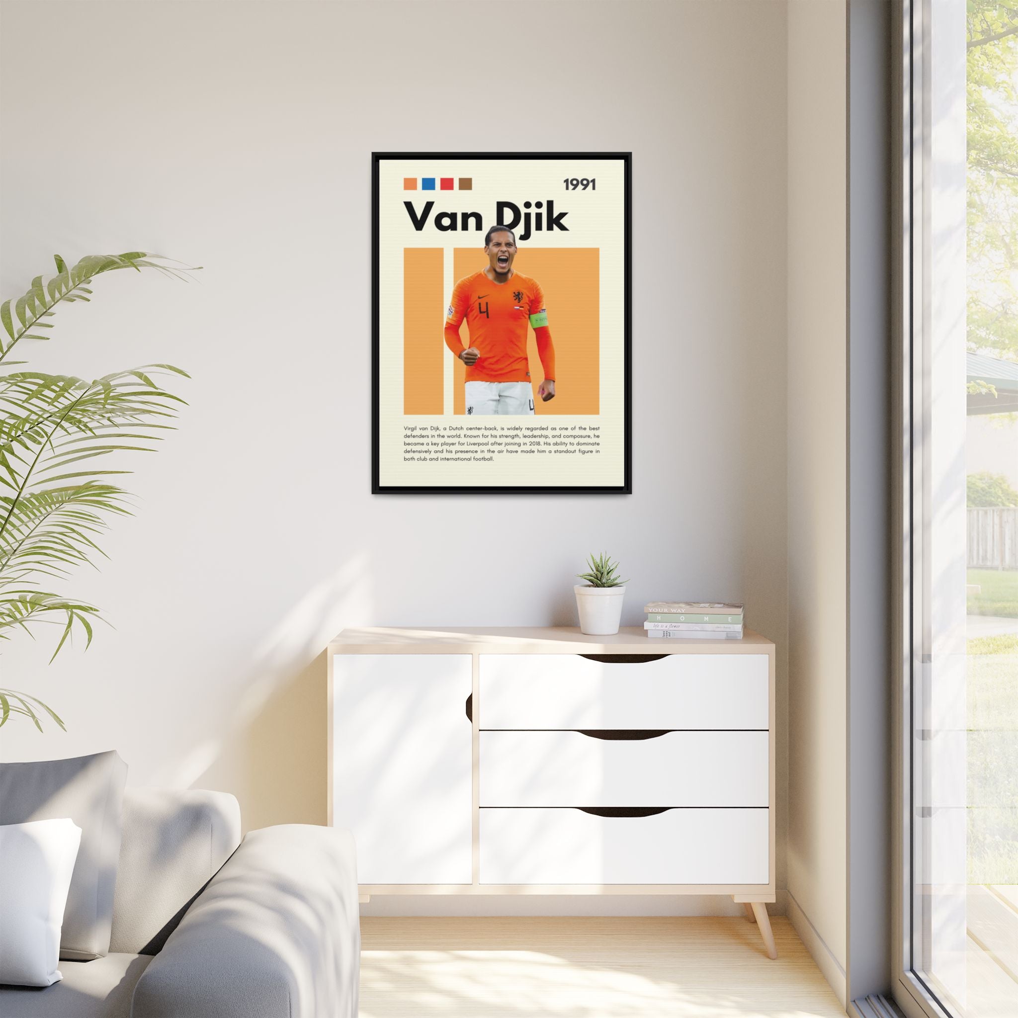 Defender of Orange - Canvas Wall Art