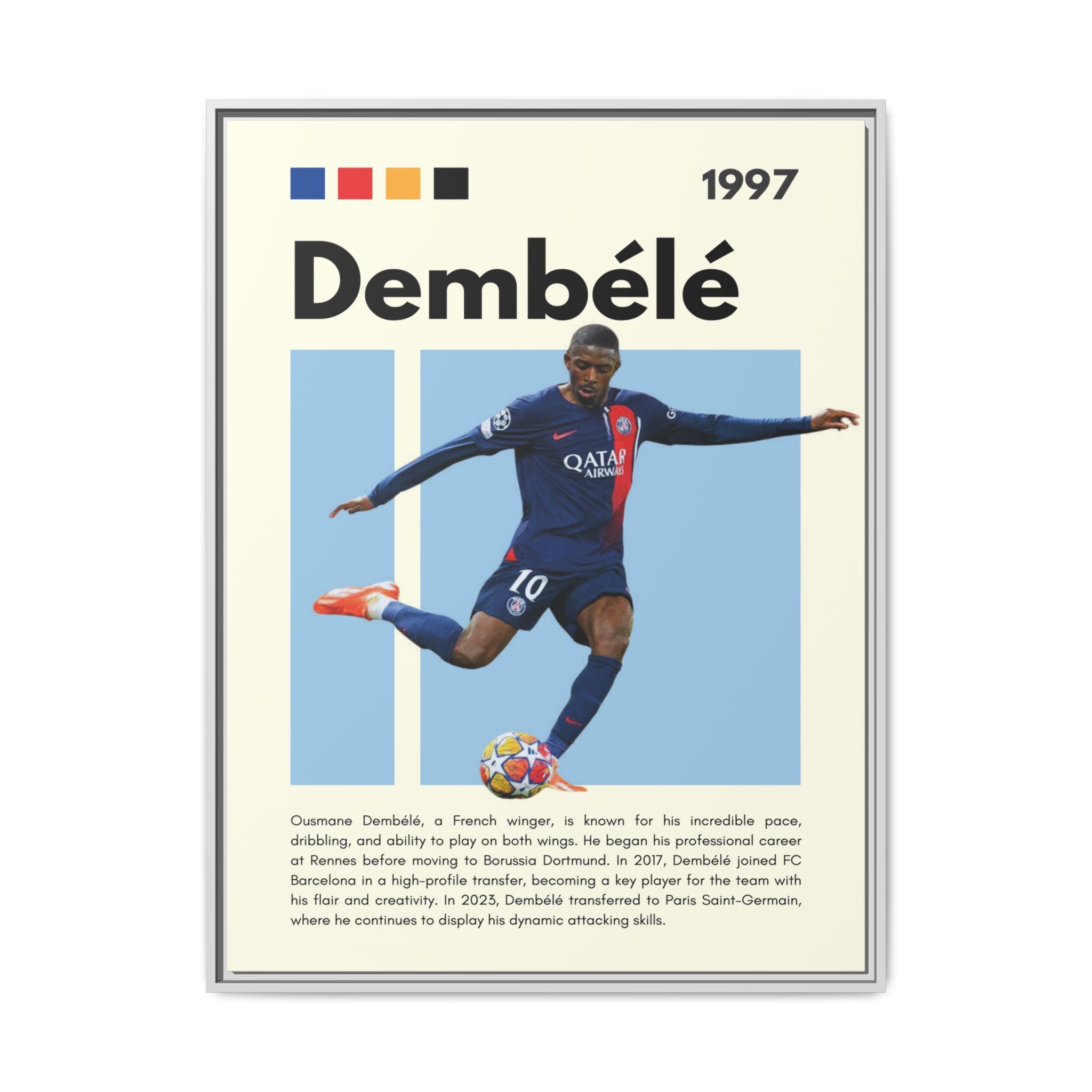 Dembélé - Canvas Wall Art