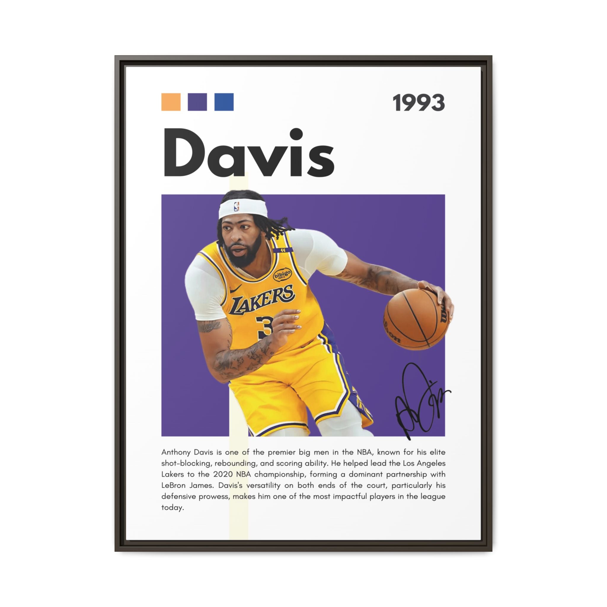 Davis Domination - Canvas Wall Art