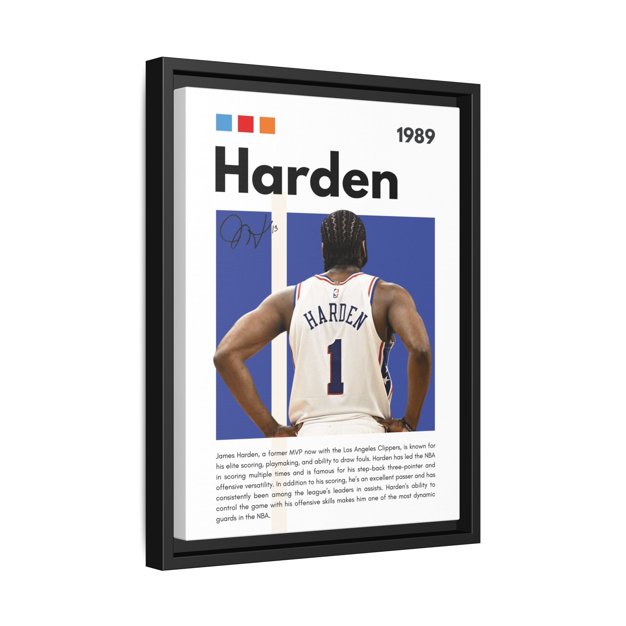 Harden's Stride - Canvas Wall Art