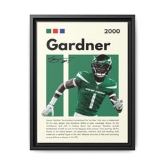 Sauce Gardner: Defensive Dynamo - Canvas Wall Art