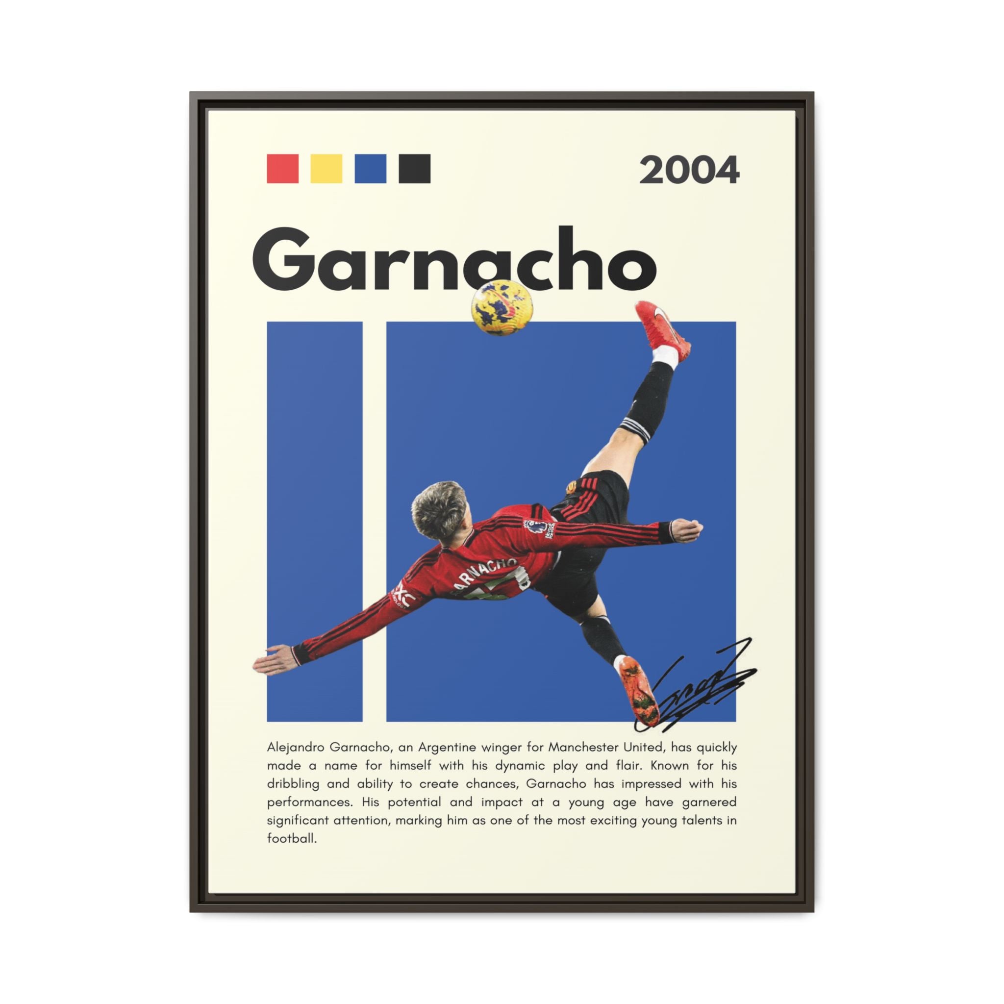 Garnacho Rises - Canvas Wall Art