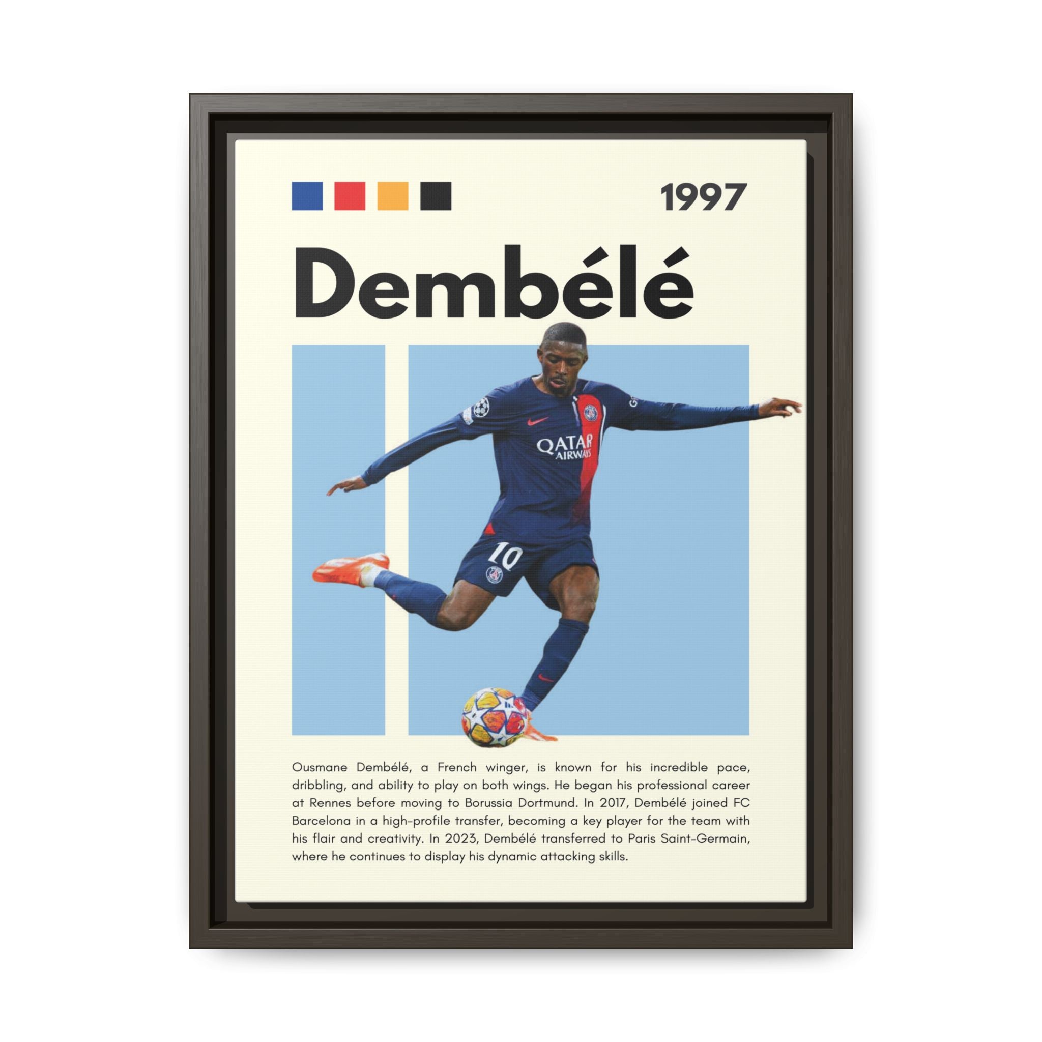 Dembélé - Canvas Wall Art
