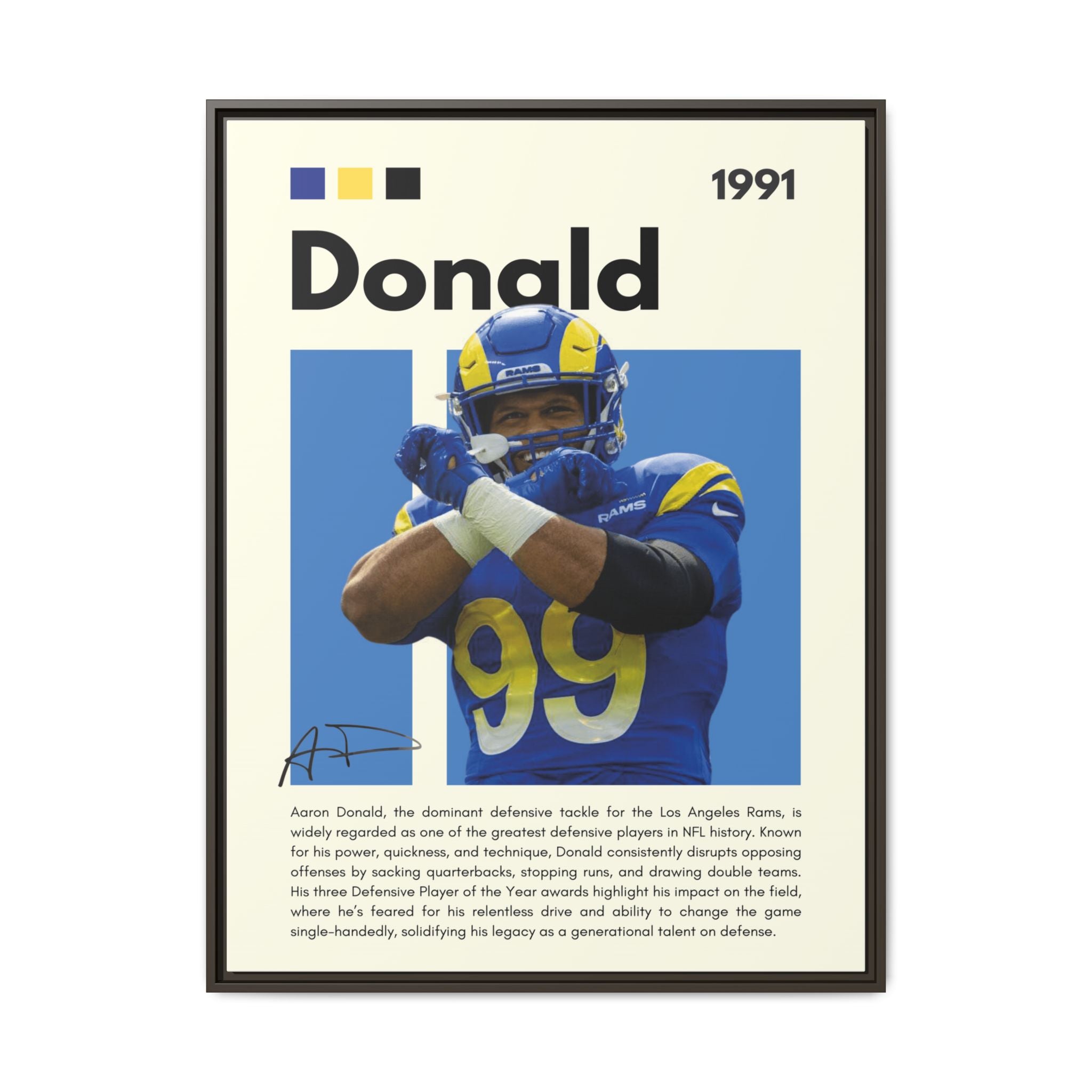 Defensive Domination - Canvas Wall Art