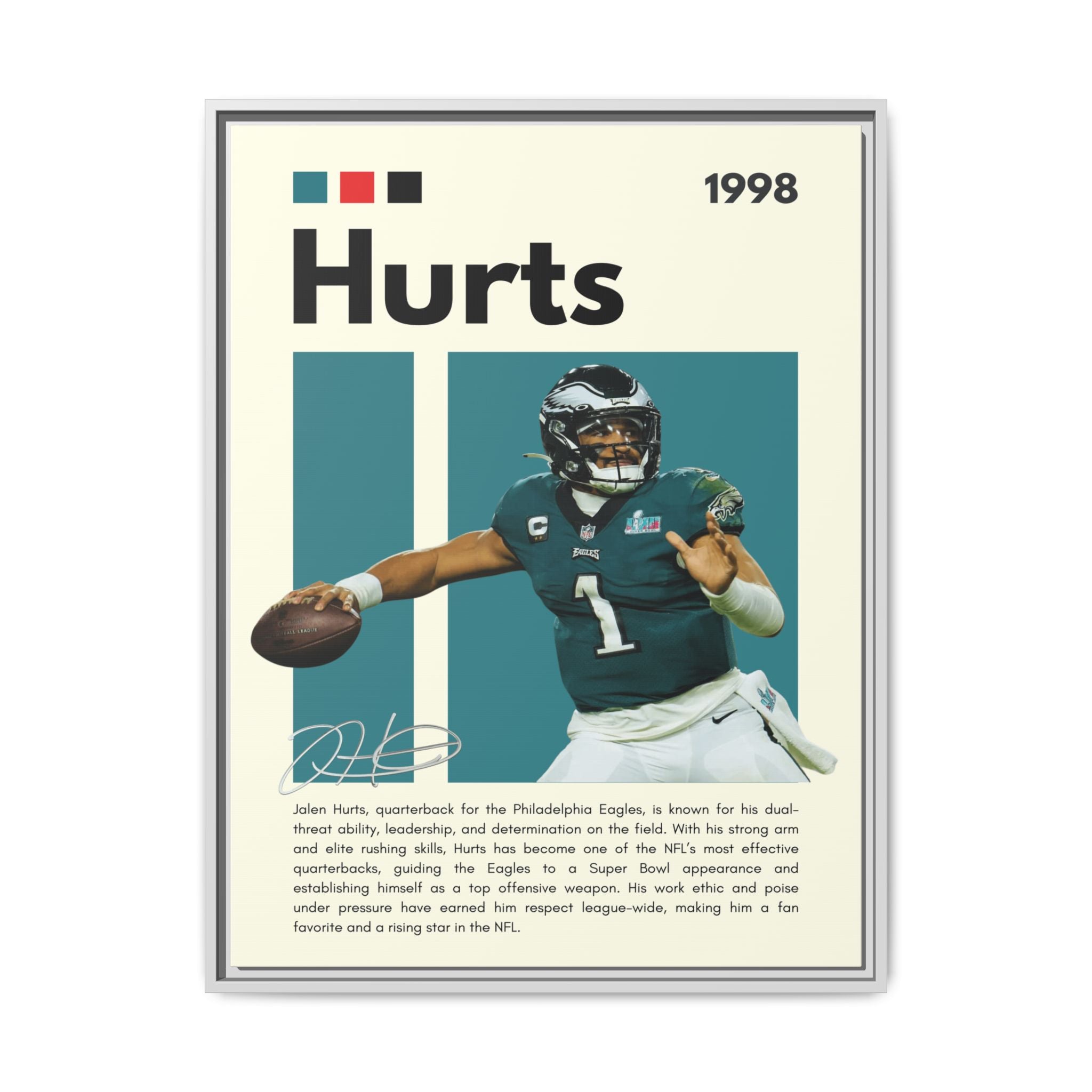 Quarterback's Triumph - Canvas Wall Art
