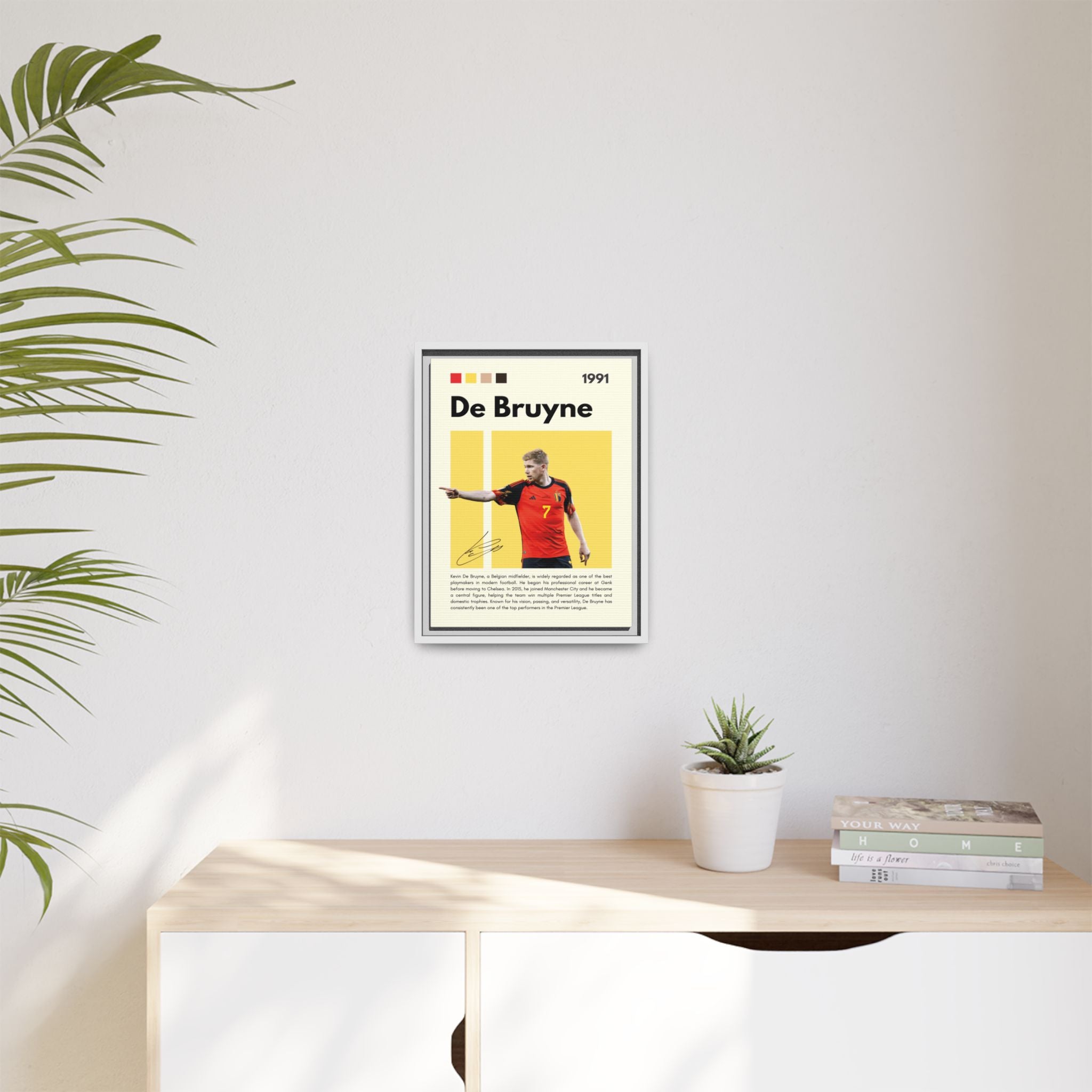 De Bruyne: Football's Maestro - Canvas Wall Art