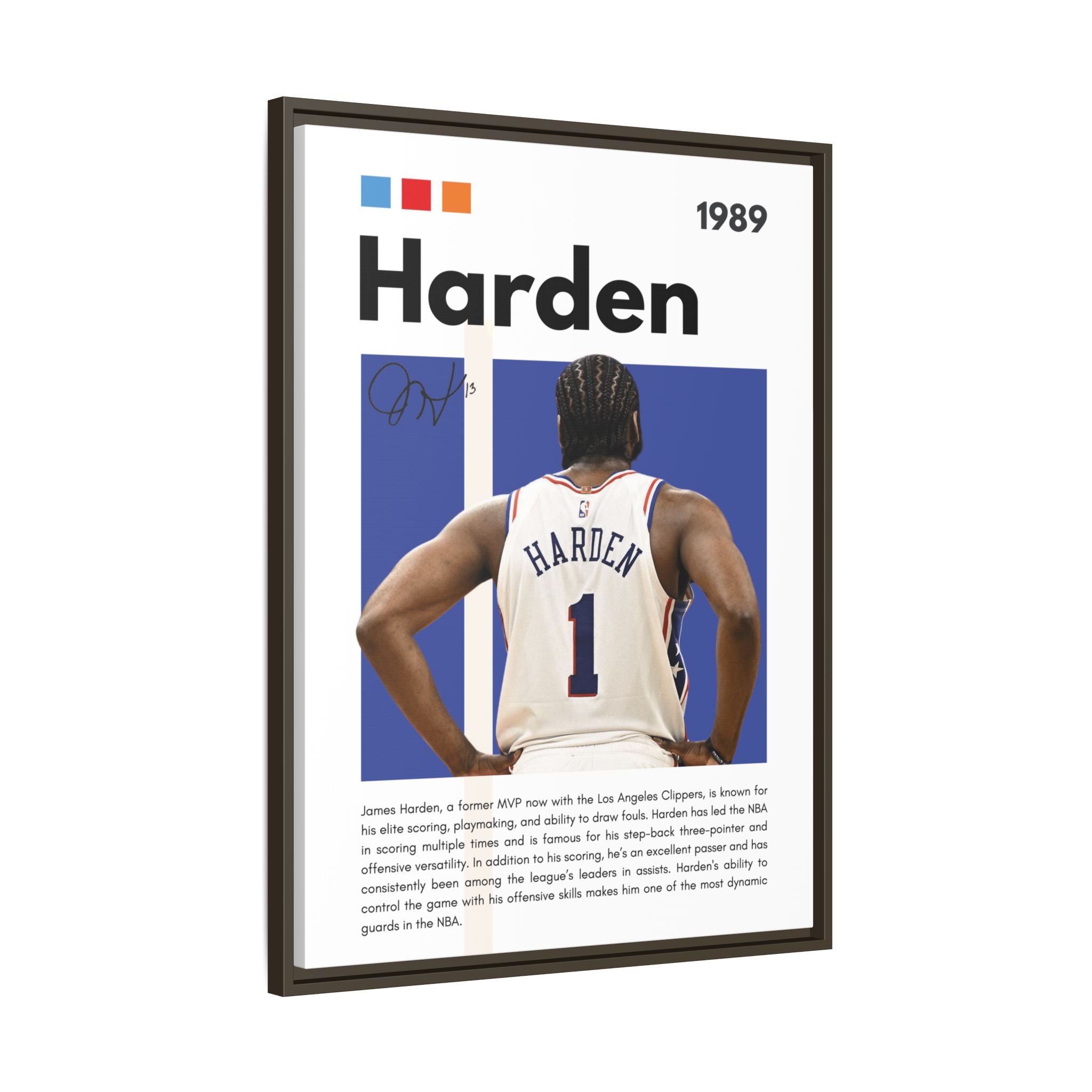 Harden's Stride - Canvas Wall Art