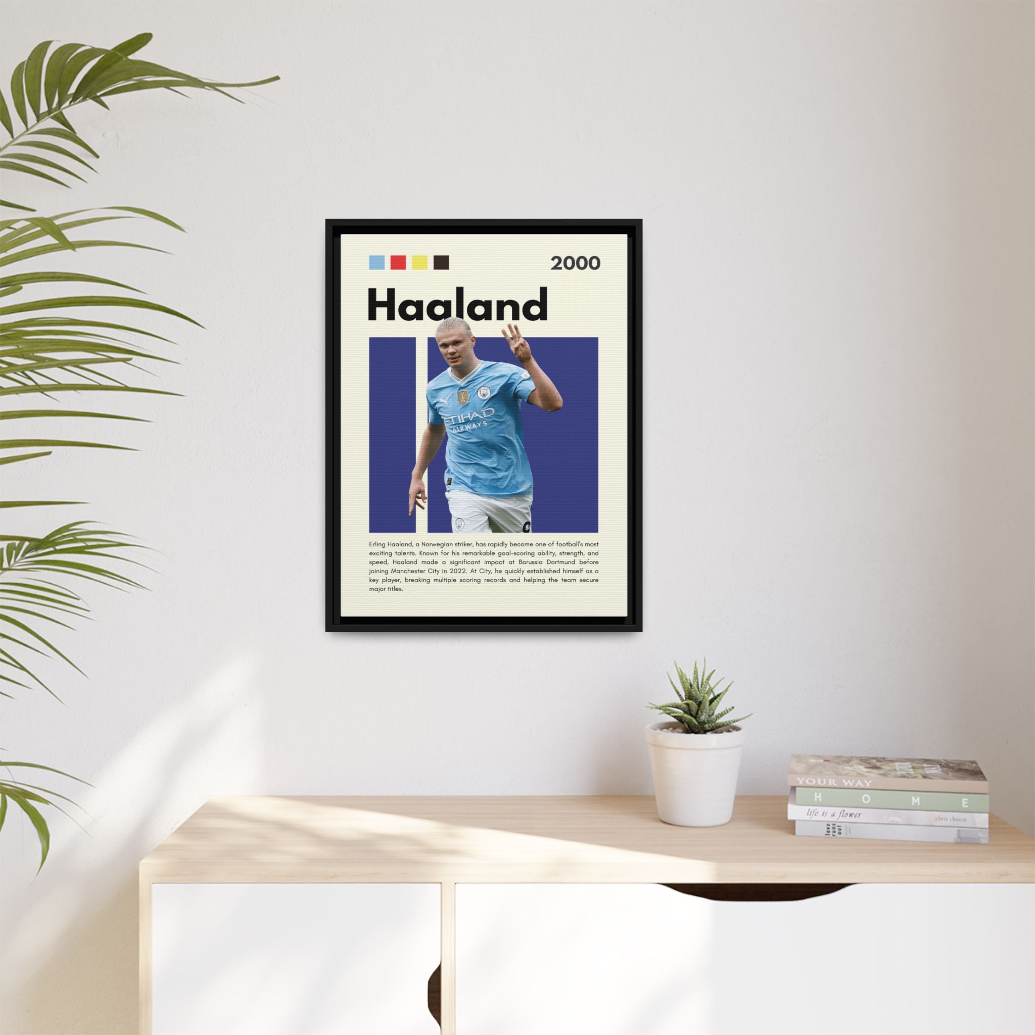 Haaland Rising - Canvas Wall Art