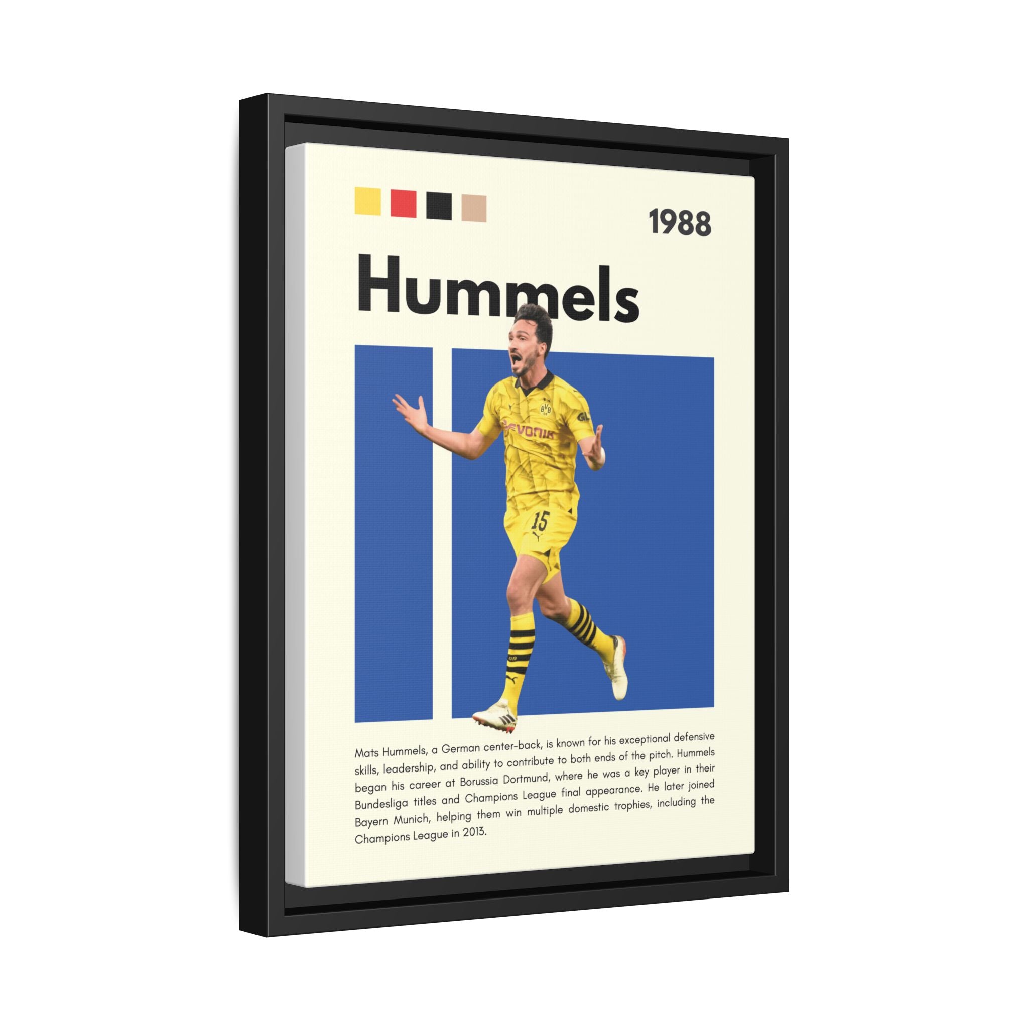 Hummels: Defensive Maestro - Canvas Wall Art