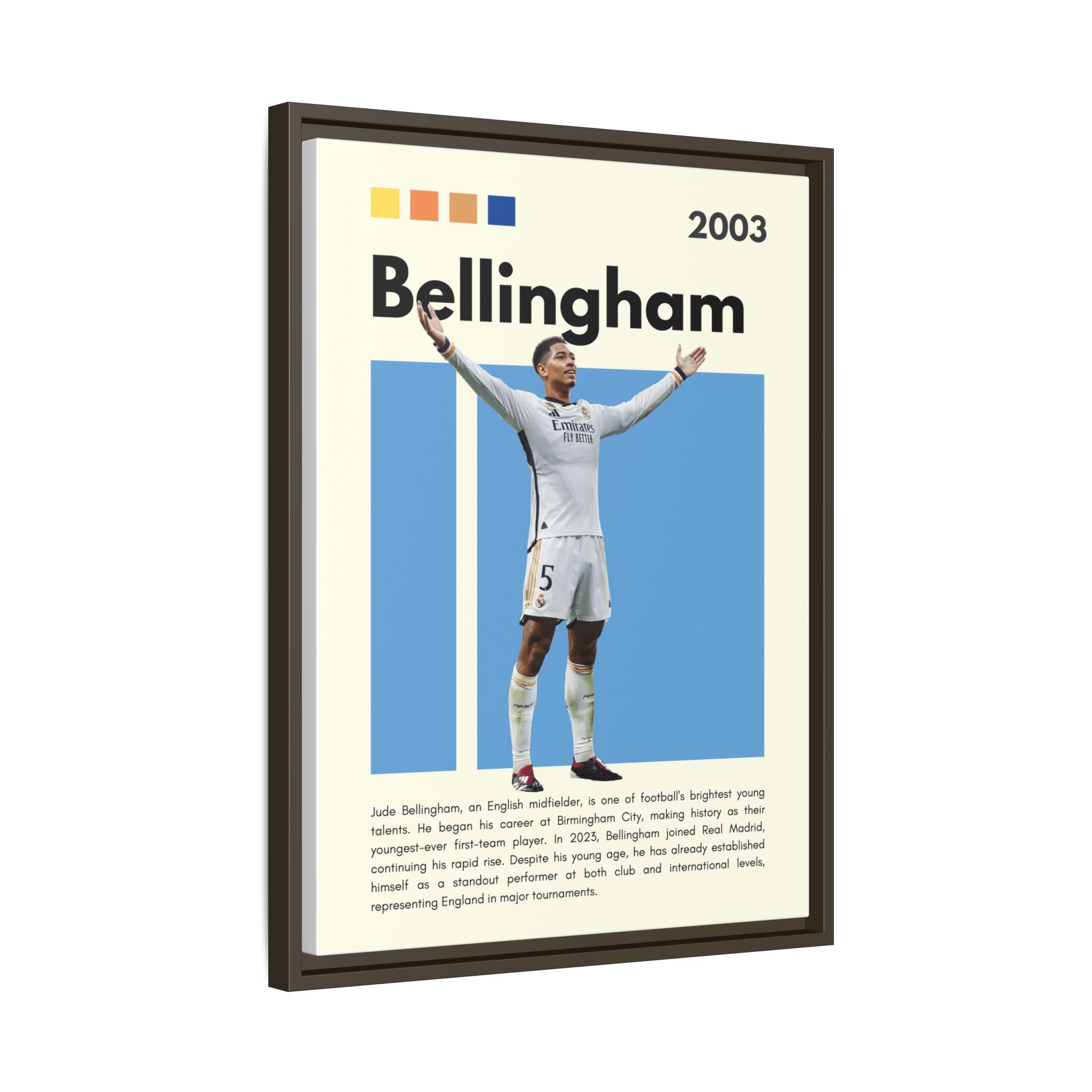 Jude Bellingham: Rising Star - Canvas Wall Art