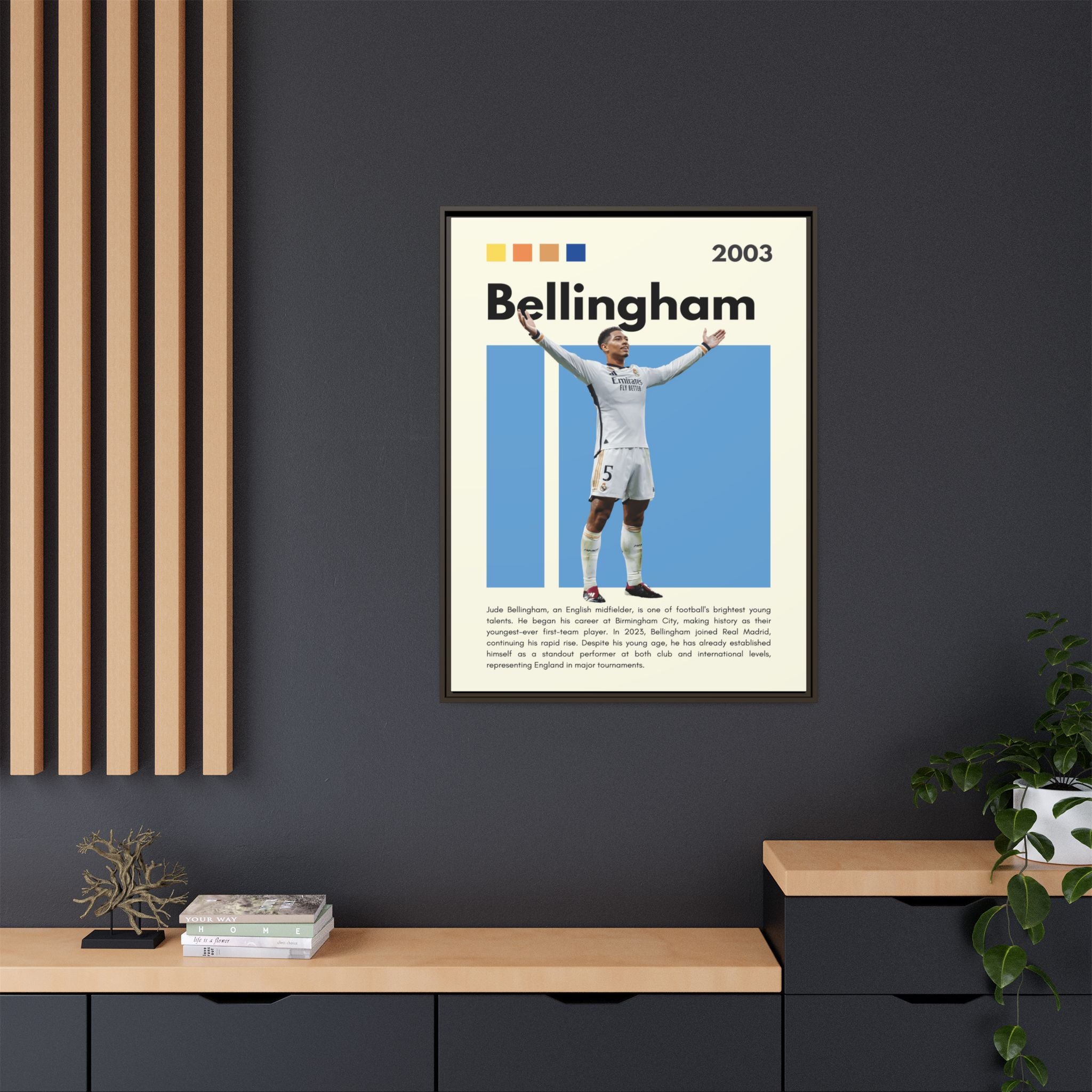 Jude Bellingham: Rising Star - Canvas Wall Art