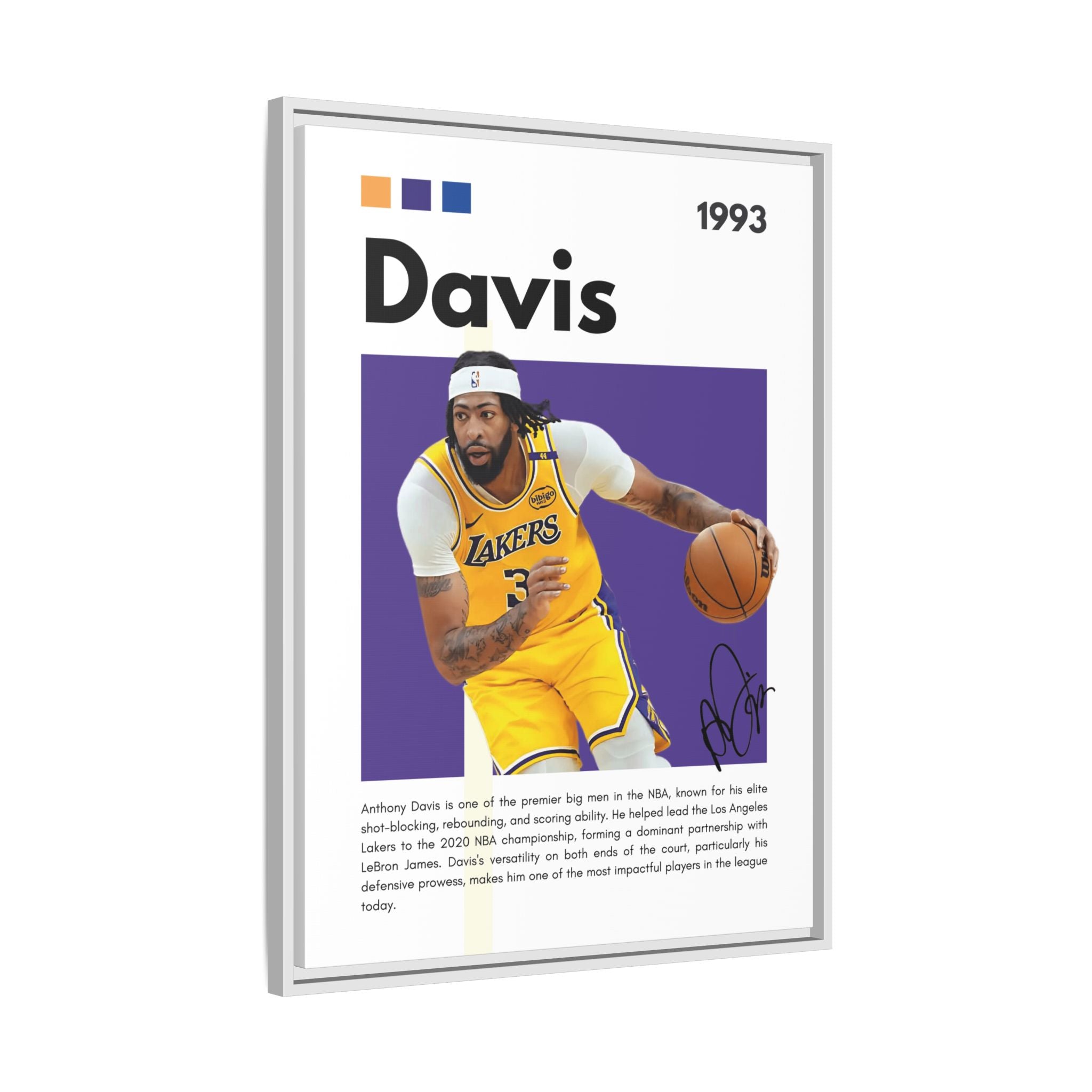 Davis Domination - Canvas Wall Art