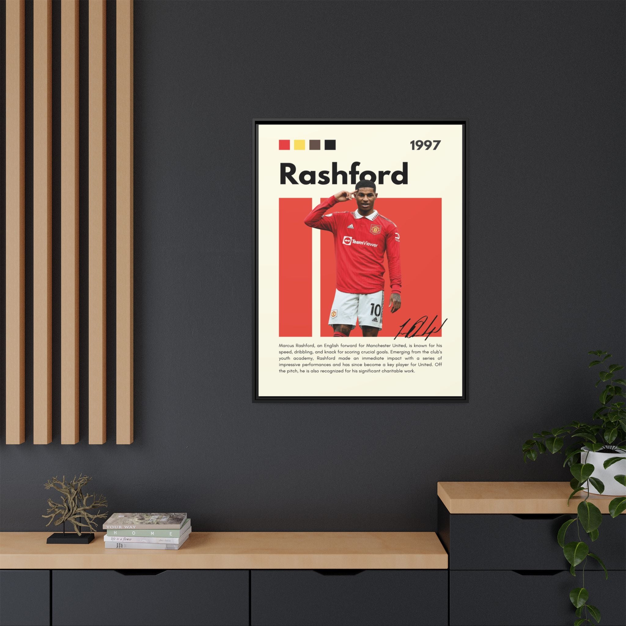 Red Thunder - Canvas Wall Art