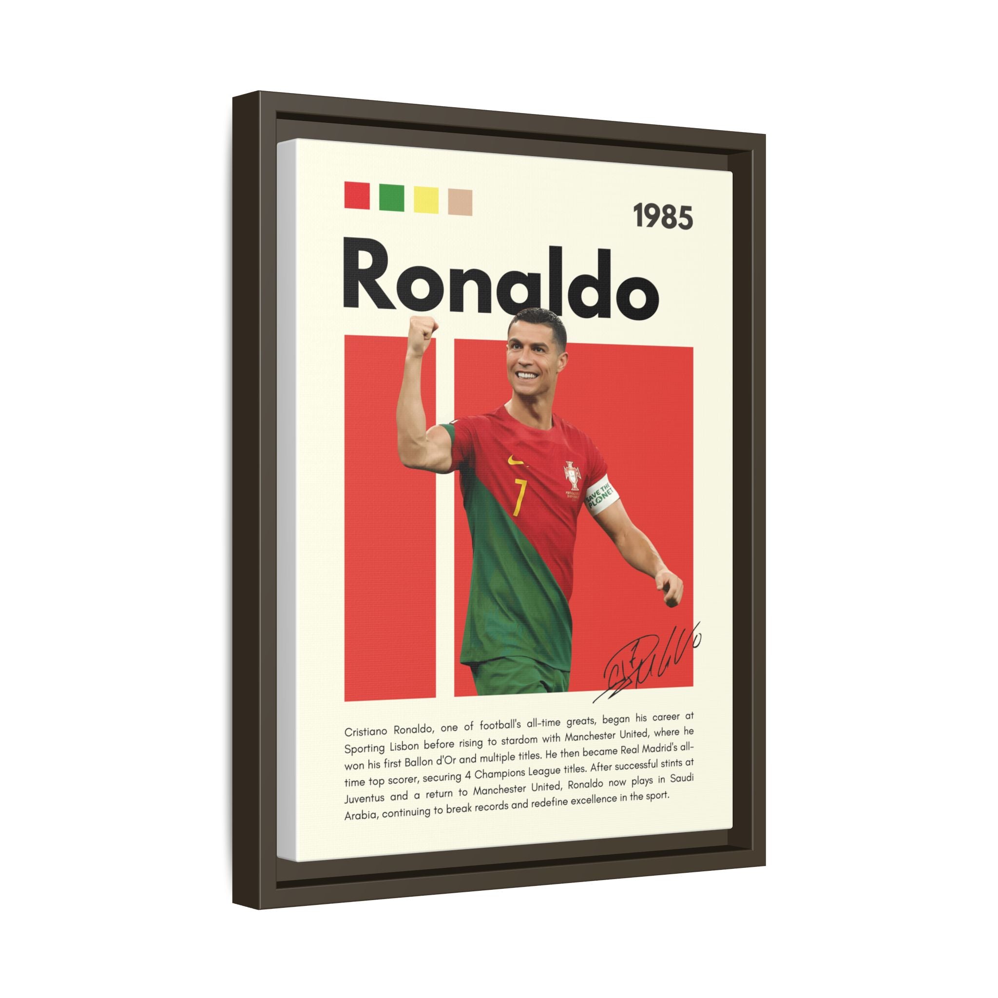 Ronaldo: King of Football - Canvas Wall Art