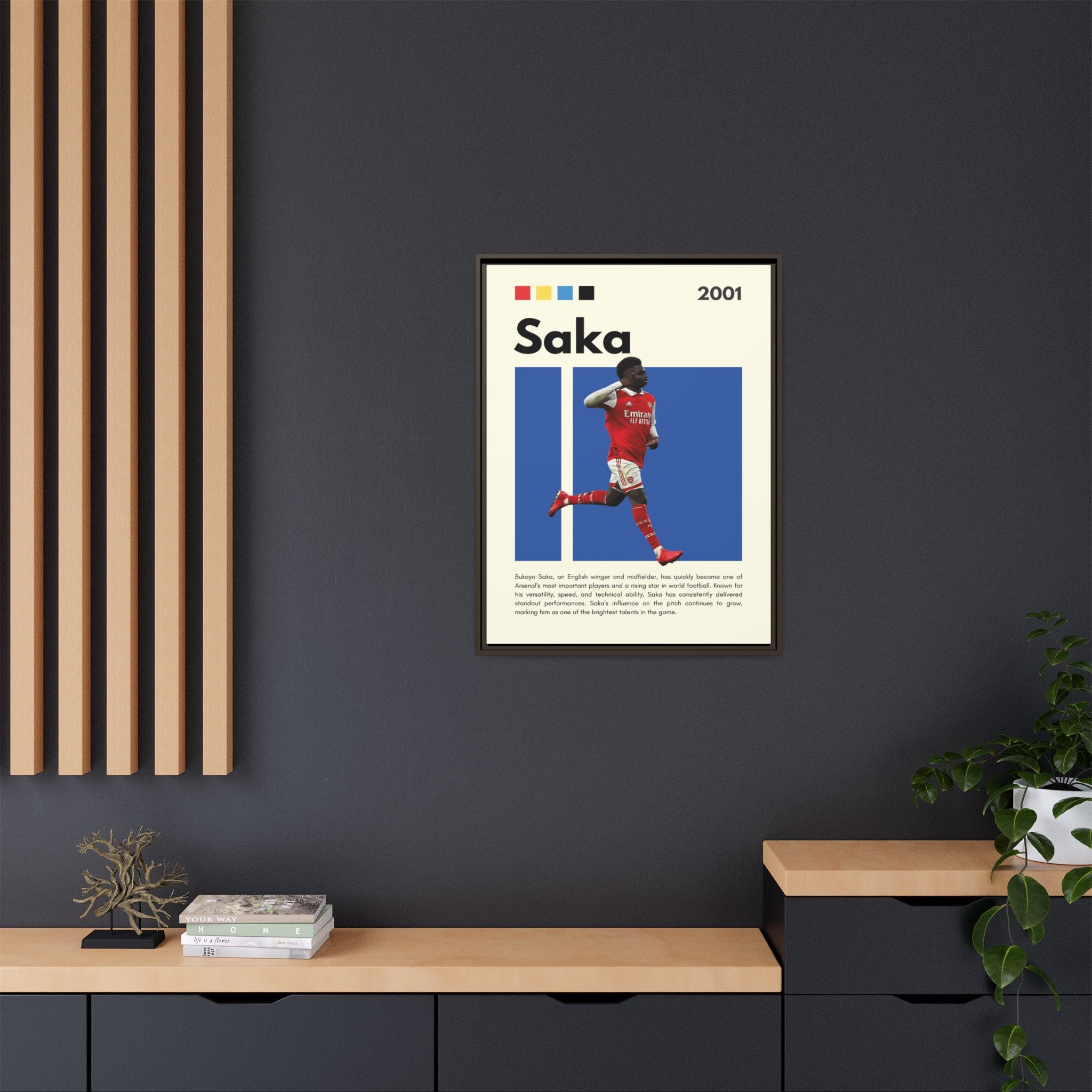 Saka Soars - Canvas Wall Art