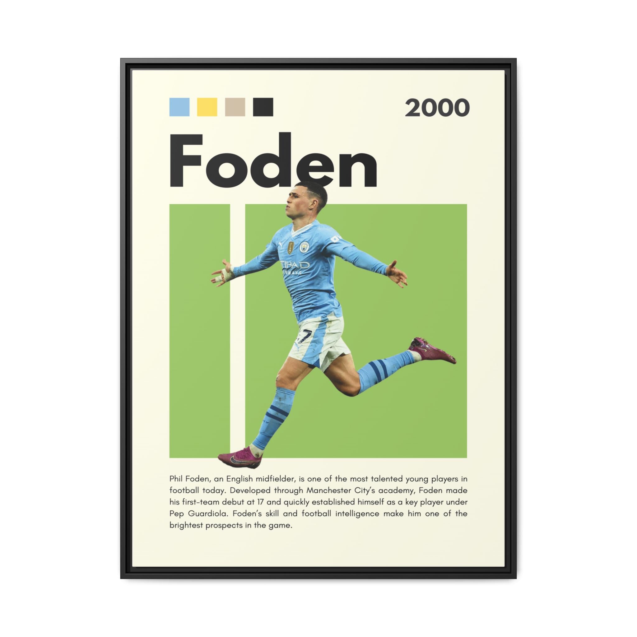 Sky Blue Prodigy - Canvas Wall Art