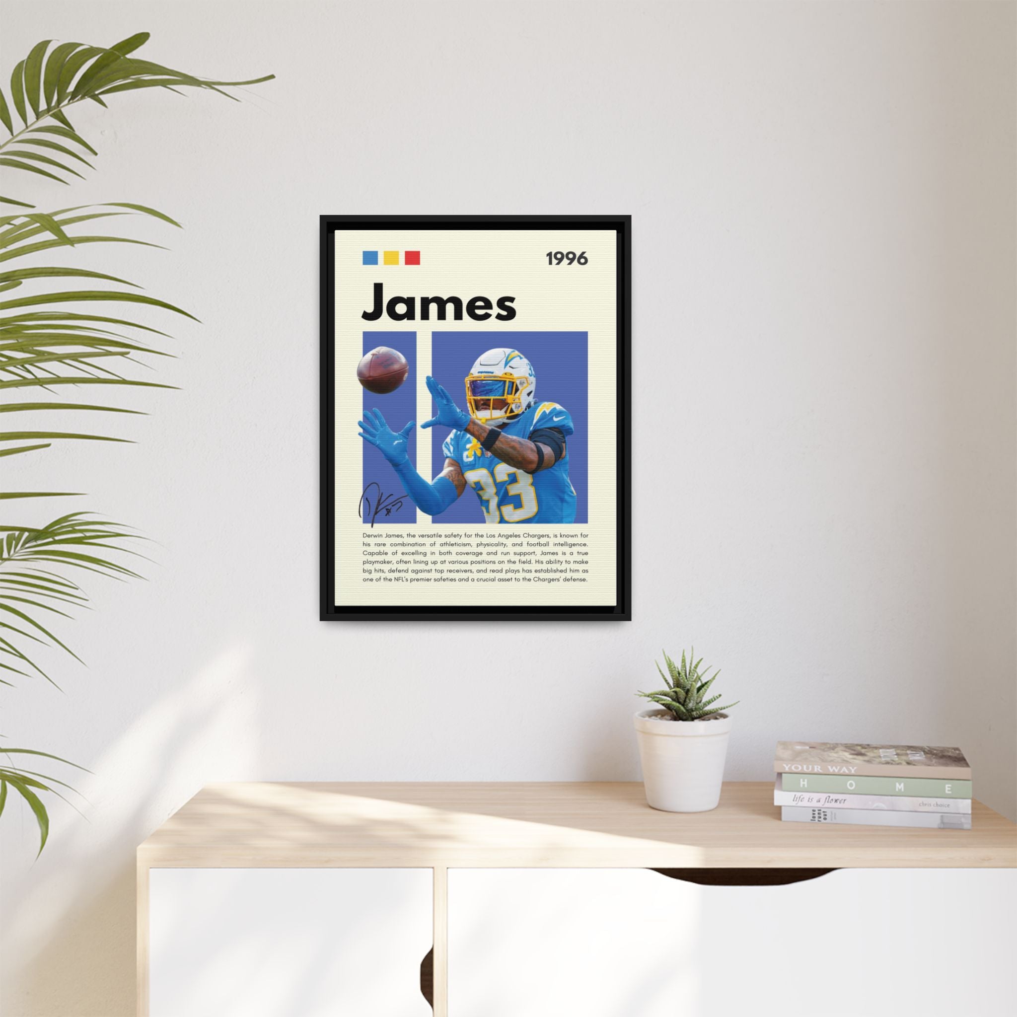 Derwin's Defensive Dominance - Canvas Wall Art