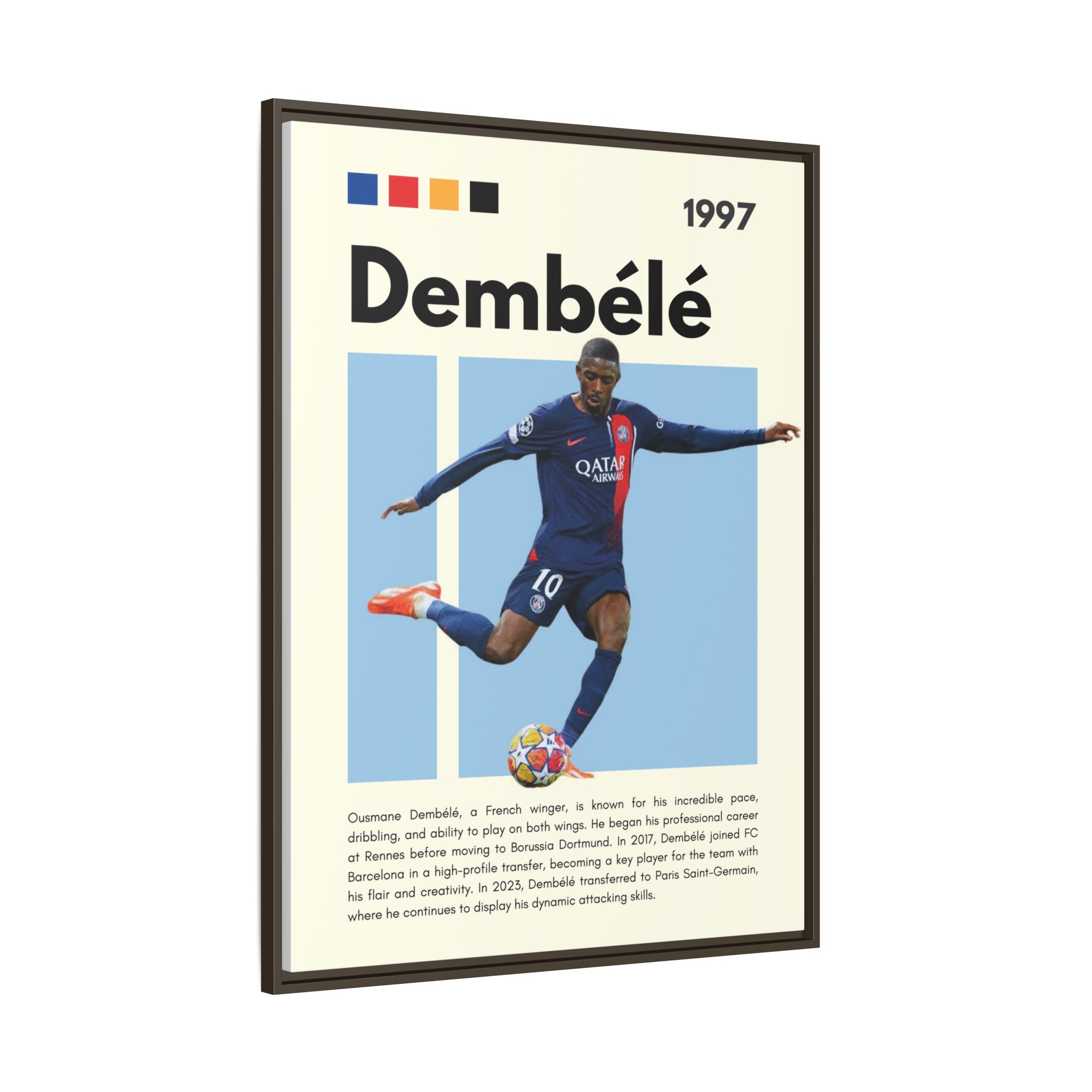 Dembélé - Canvas Wall Art