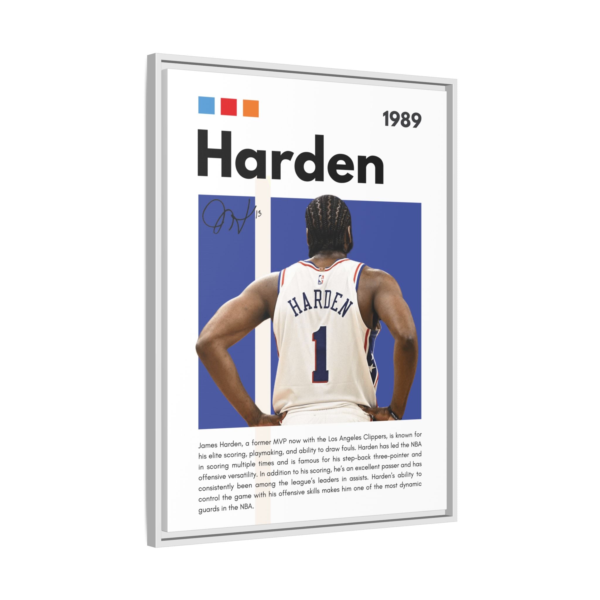 Harden's Stride - Canvas Wall Art
