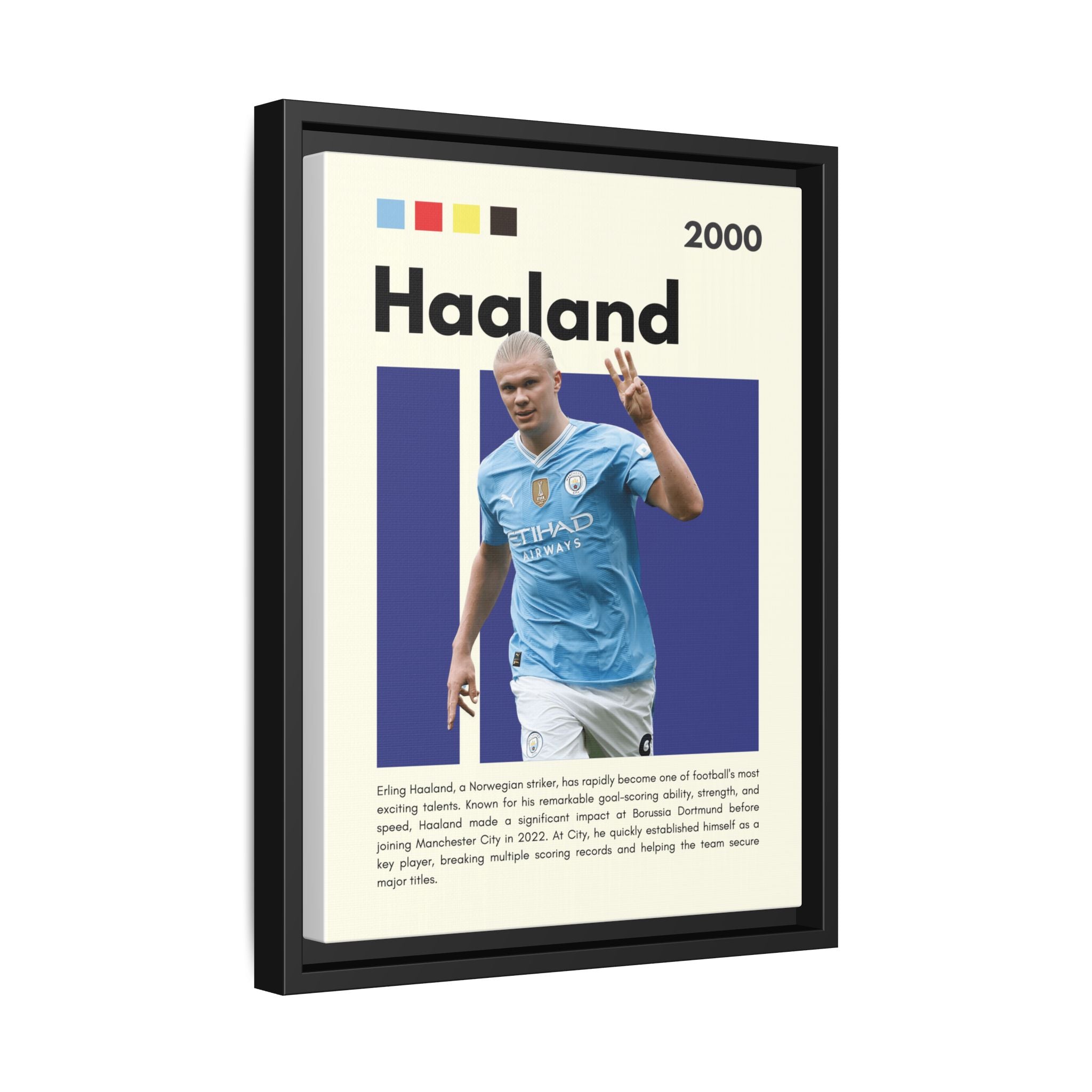 Haaland Rising - Canvas Wall Art