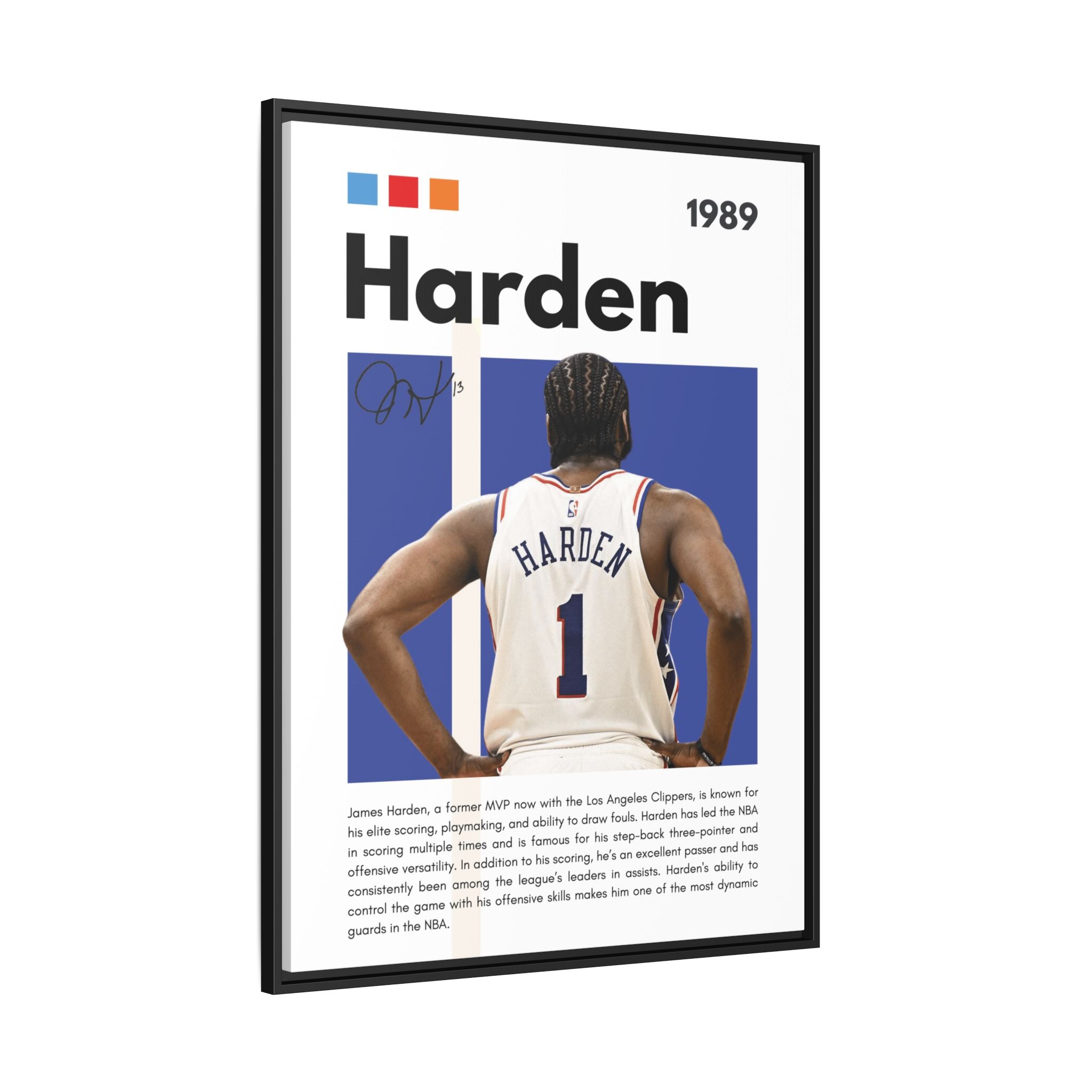 Harden's Stride - Canvas Wall Art
