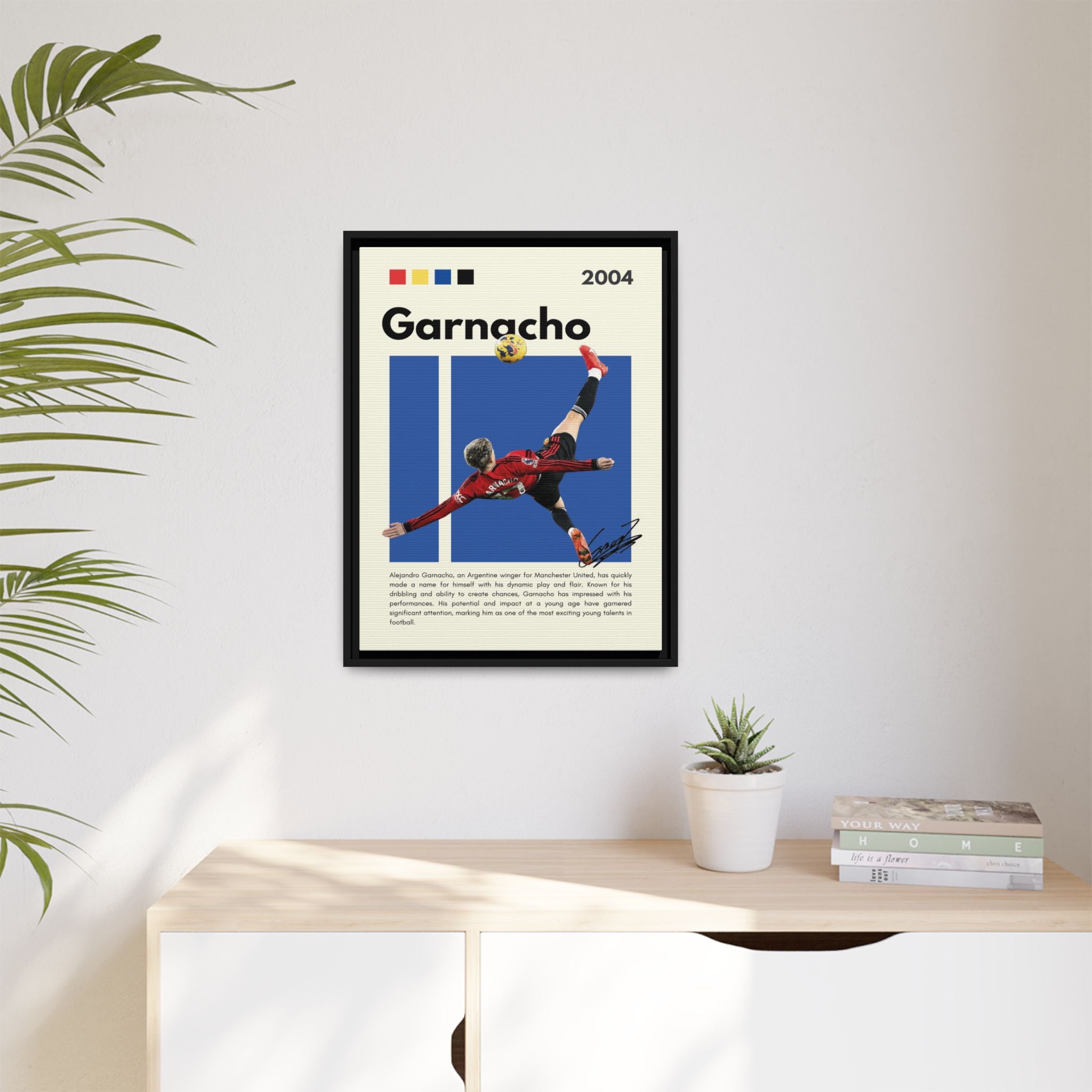 Garnacho Rises - Canvas Wall Art