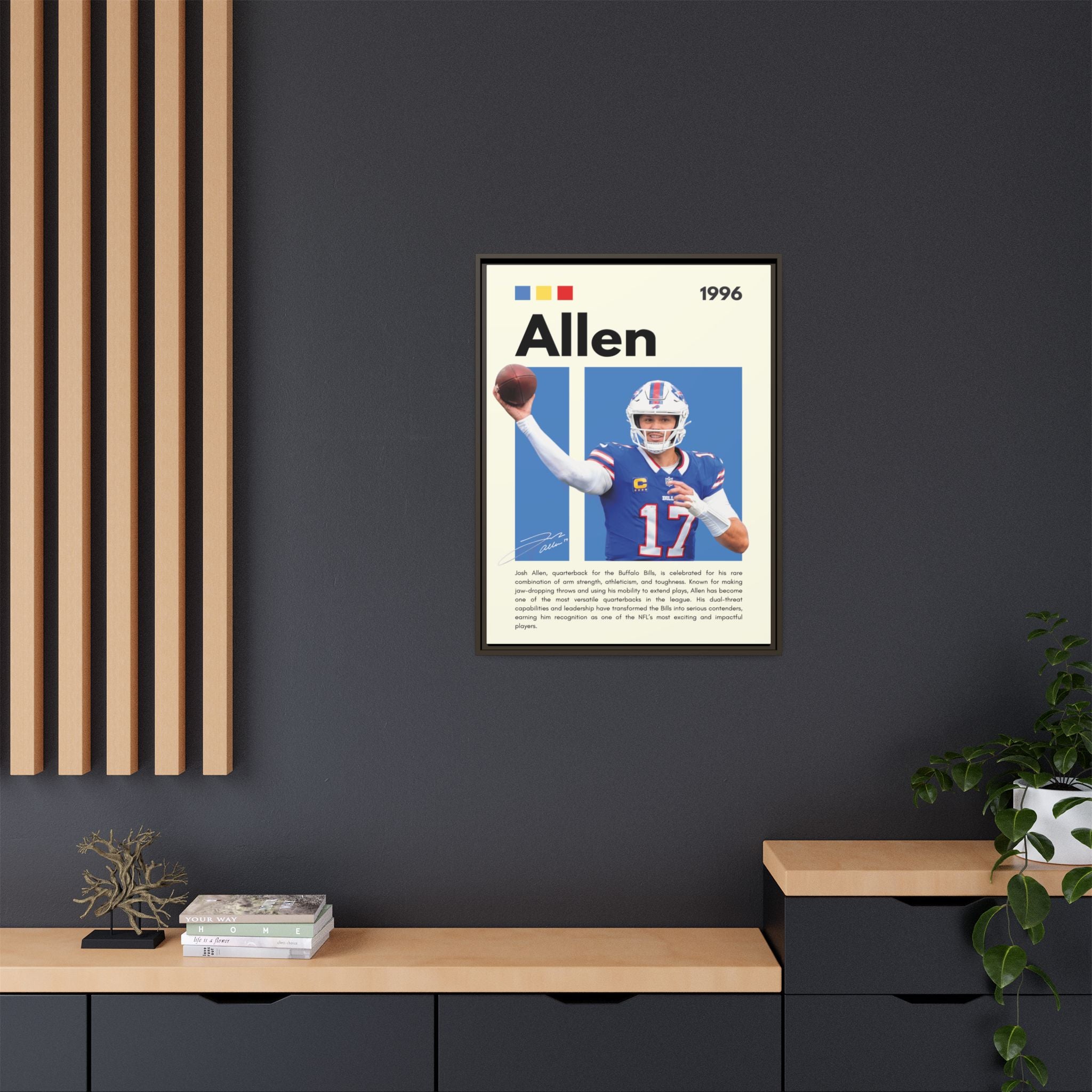 Josh Allen - Canvas Wall Art