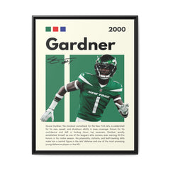 Sauce Gardner: Defensive Dynamo - Canvas Wall Art