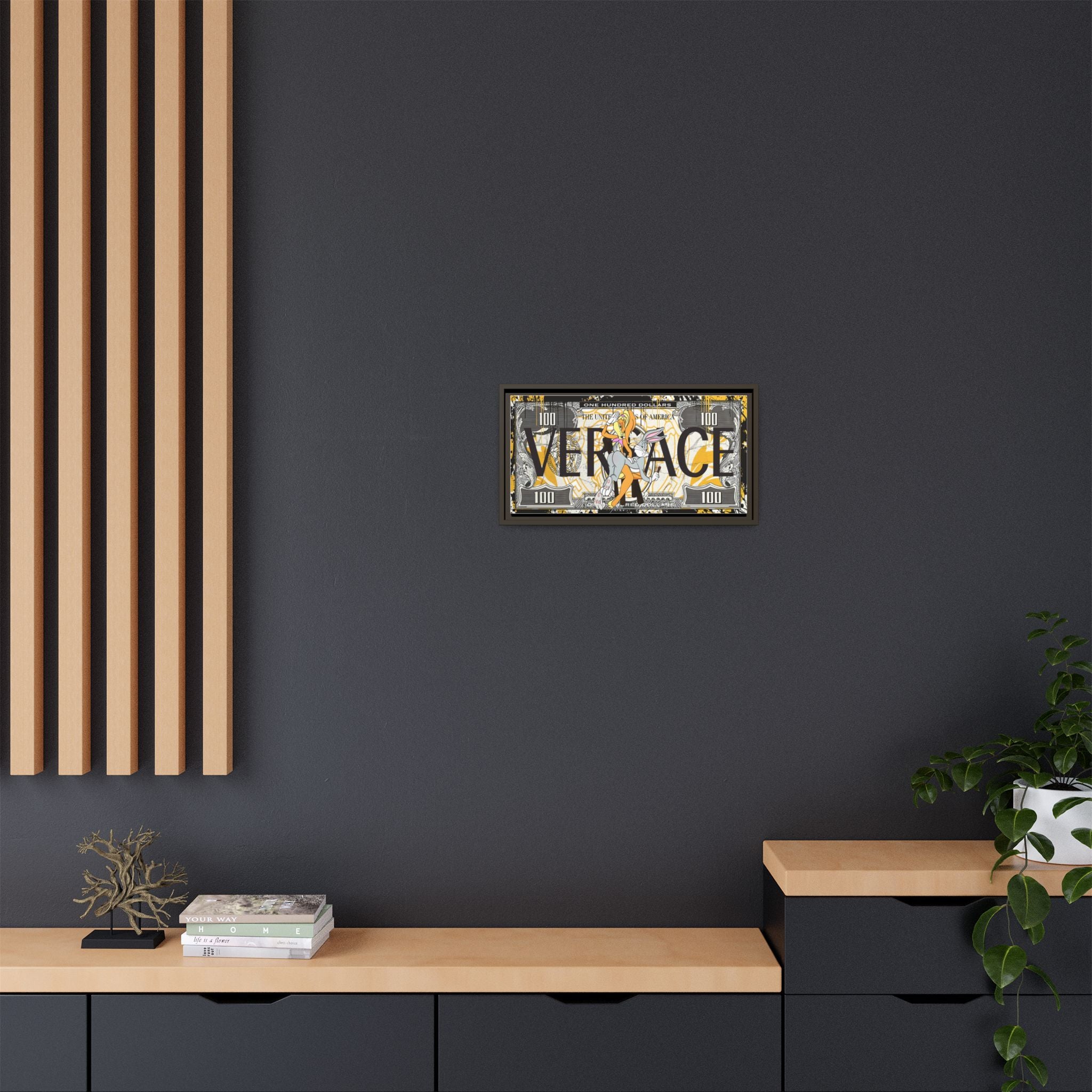 Bunny Benjamins: Pop Art Currency Remix, Looney Tunes Luxury Reimagined - Canvas Wall Art
