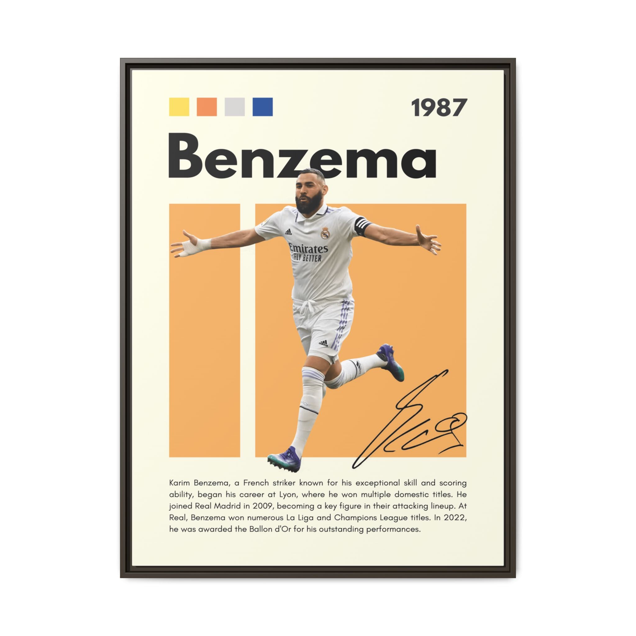 Striker's Glory - Canvas Wall Art