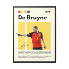 De Bruyne: Football's Maestro - Canvas Wall Art