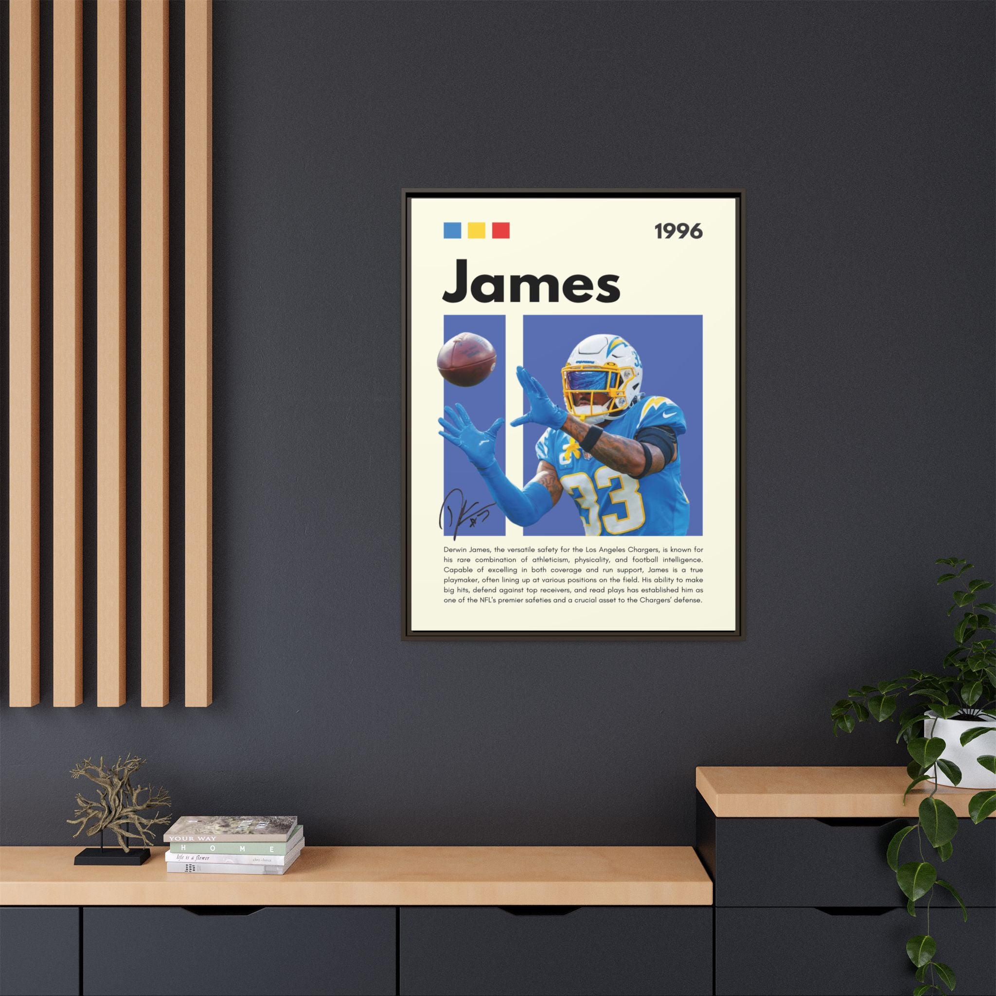 Derwin's Defensive Dominance - Canvas Wall Art
