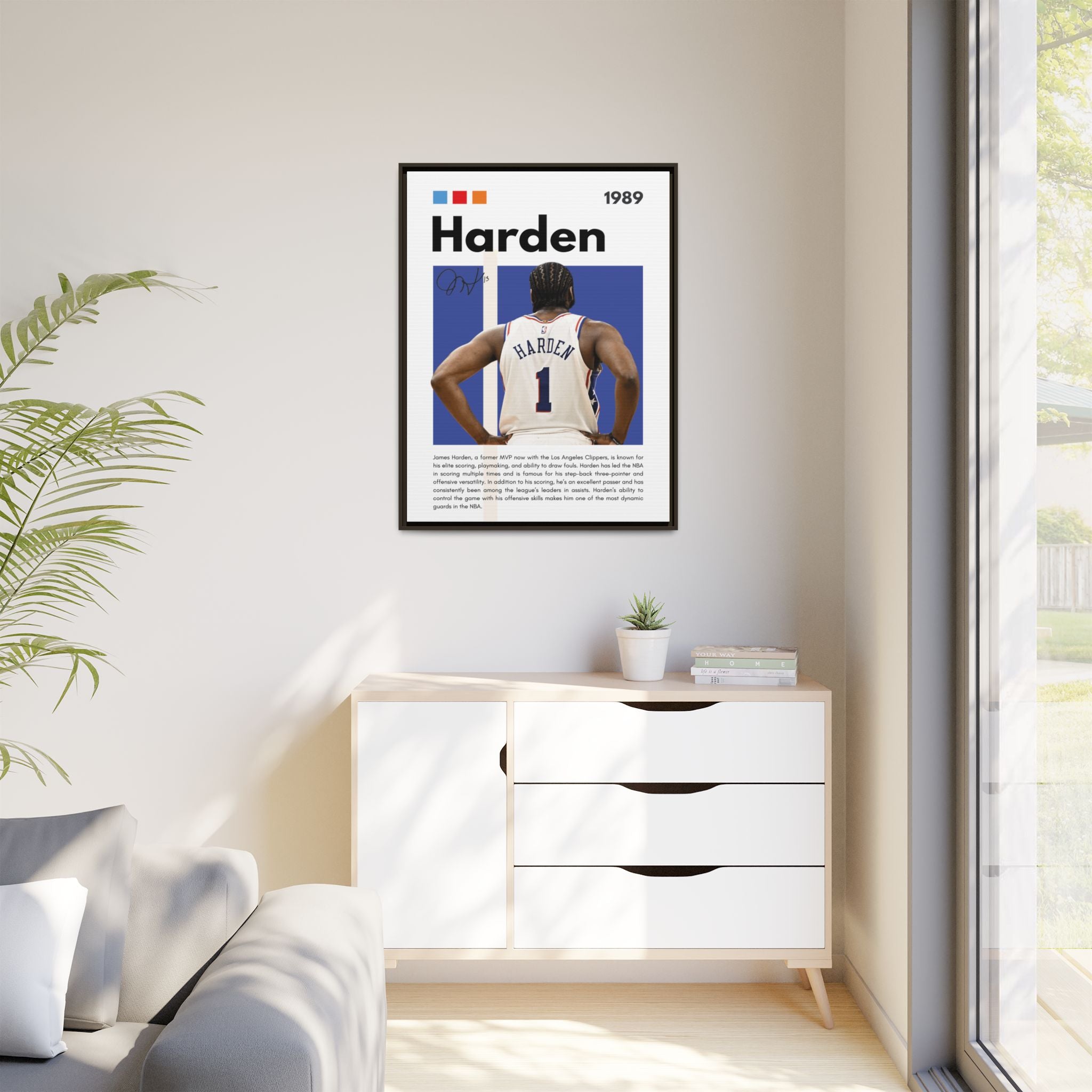 Harden's Stride - Canvas Wall Art
